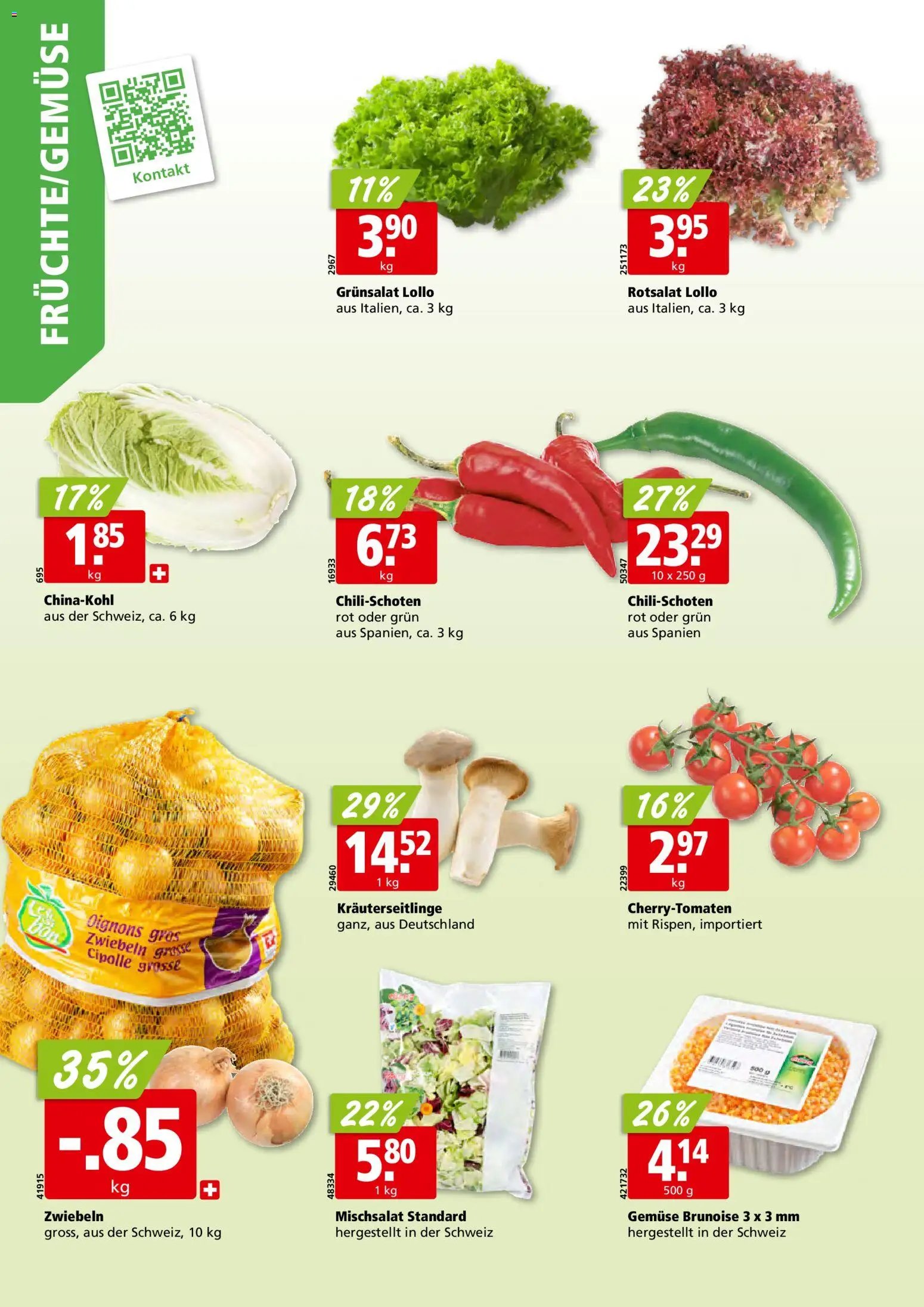 Aligro Aktionen Schlieren, Gossau SG, Frauenfeld, Rapperswil-Jona, Sargans, Bern, Brüttisellen, Pratteln, Emmen, Spreitenbach (2026-01-05 - 2026-01-10)