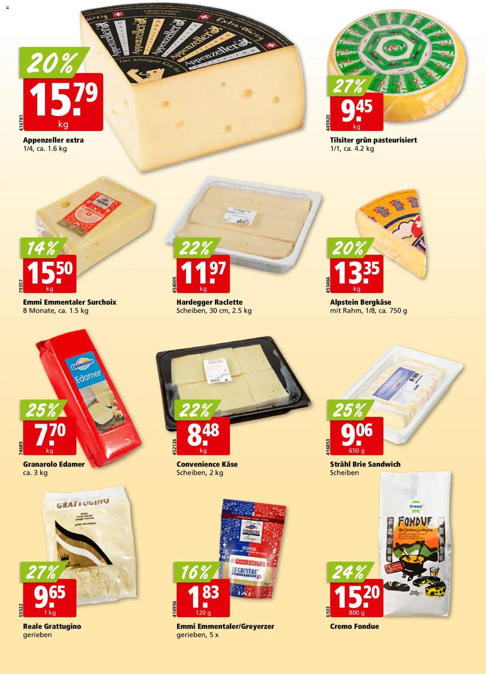 Aligro Aktionen Schlieren, Gossau SG, Frauenfeld, Rapperswil-Jona, Sargans, Bern, Brüttisellen, Pratteln, Emmen, Spreitenbach (2026-01-05 - 2026-01-10)