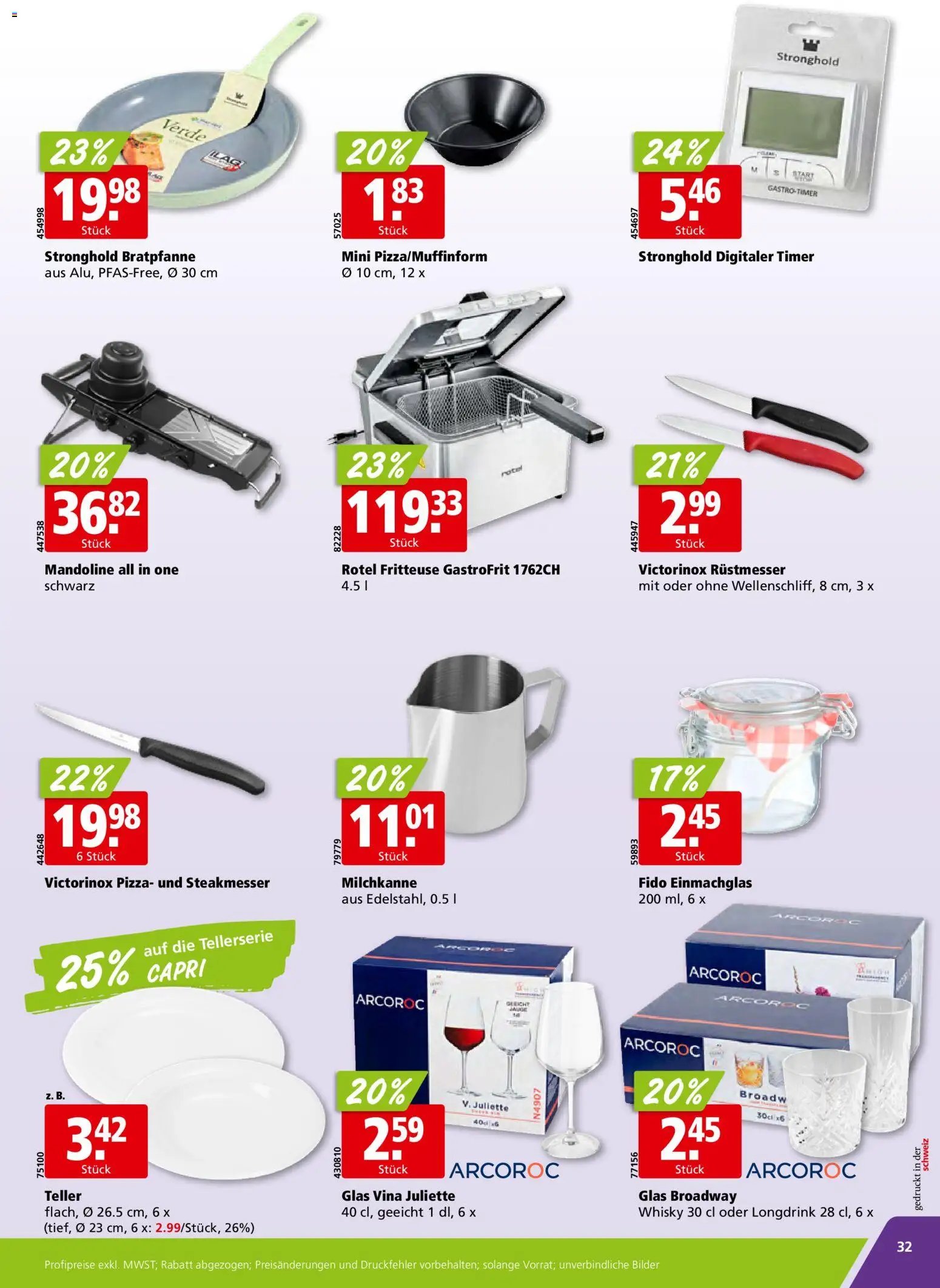 Aligro Aktionen Schlieren, Gossau SG, Frauenfeld, Rapperswil-Jona, Sargans, Bern, Brüttisellen, Pratteln, Emmen, Spreitenbach (2026-01-05 - 2026-01-10)