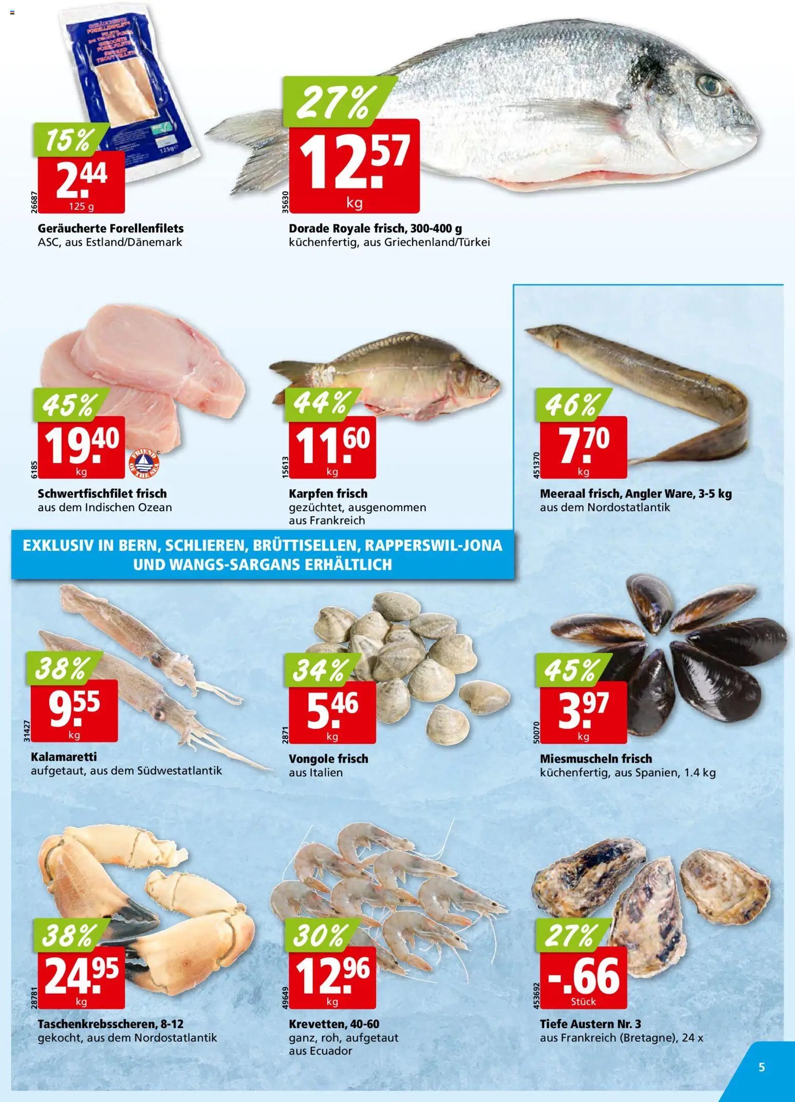 Aligro Aktionen Schlieren, Gossau SG, Frauenfeld, Rapperswil-Jona, Sargans, Bern, Brüttisellen, Pratteln, Emmen, Spreitenbach (2026-01-05 - 2026-01-10)