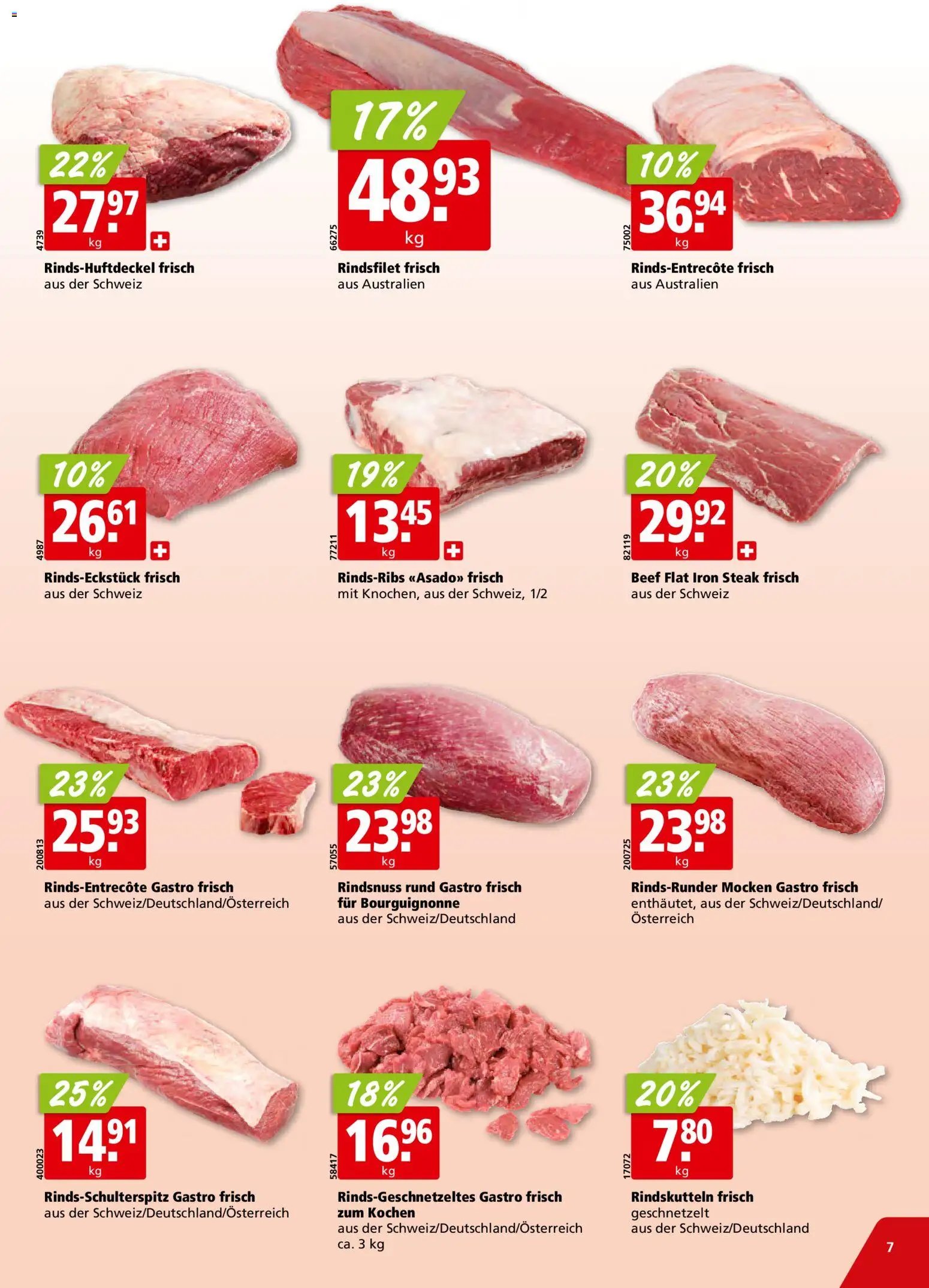Aligro Aktionen Schlieren, Gossau SG, Frauenfeld, Rapperswil-Jona, Sargans, Bern, Brüttisellen, Pratteln, Emmen, Spreitenbach (2026-01-05 - 2026-01-10)