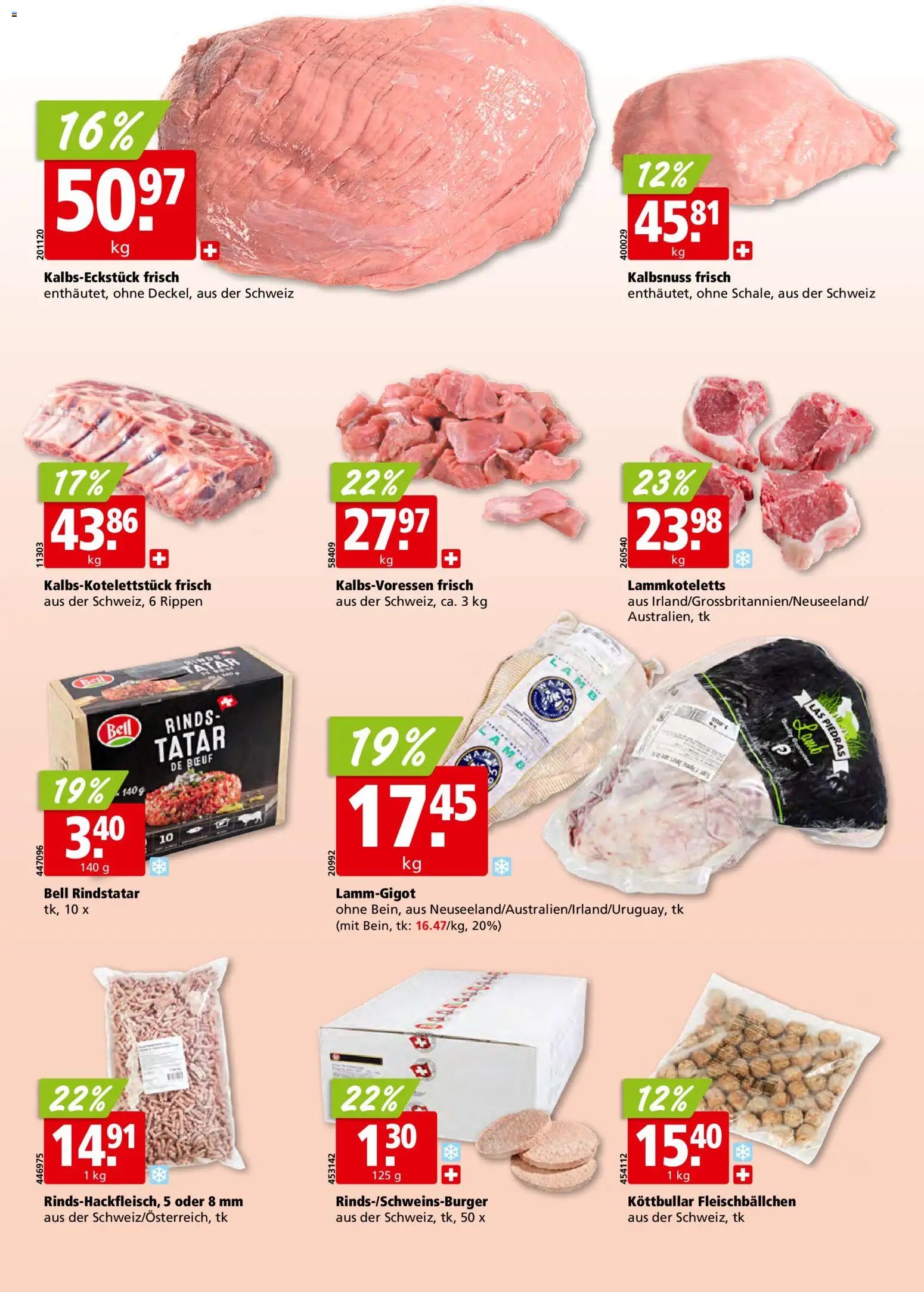 Aligro Aktionen Schlieren, Gossau SG, Frauenfeld, Rapperswil-Jona, Sargans, Bern, Brüttisellen, Pratteln, Emmen, Spreitenbach (2026-01-05 - 2026-01-10)