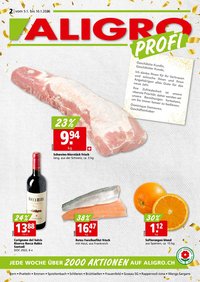 Aligro Aktionen Schlieren, Gossau SG, Frauenfeld, Rapperswil-Jona, Sargans, Bern, Brüttisellen, Pratteln, Emmen, Spreitenbach (2026-01-05 - 2026-01-10)