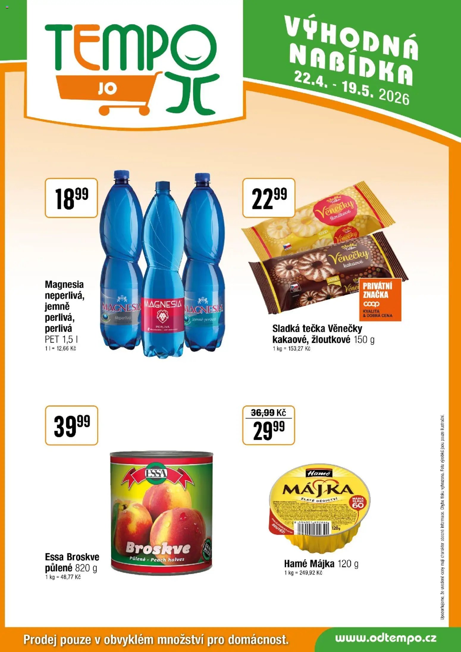 Tempo leták - JO (2026-04-22 - 2026-05-19)