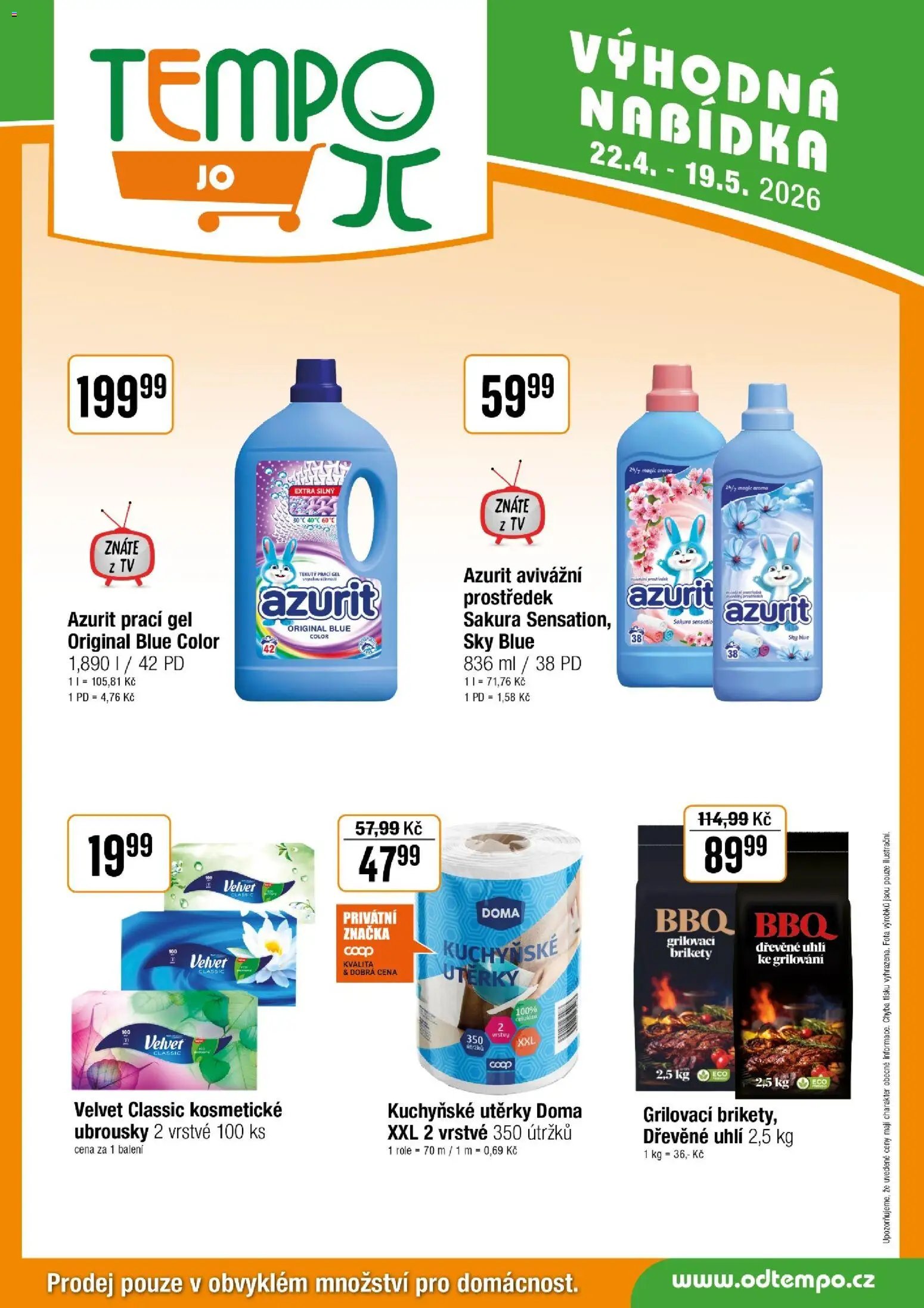 Tempo leták - JO (2026-04-22 - 2026-05-19)