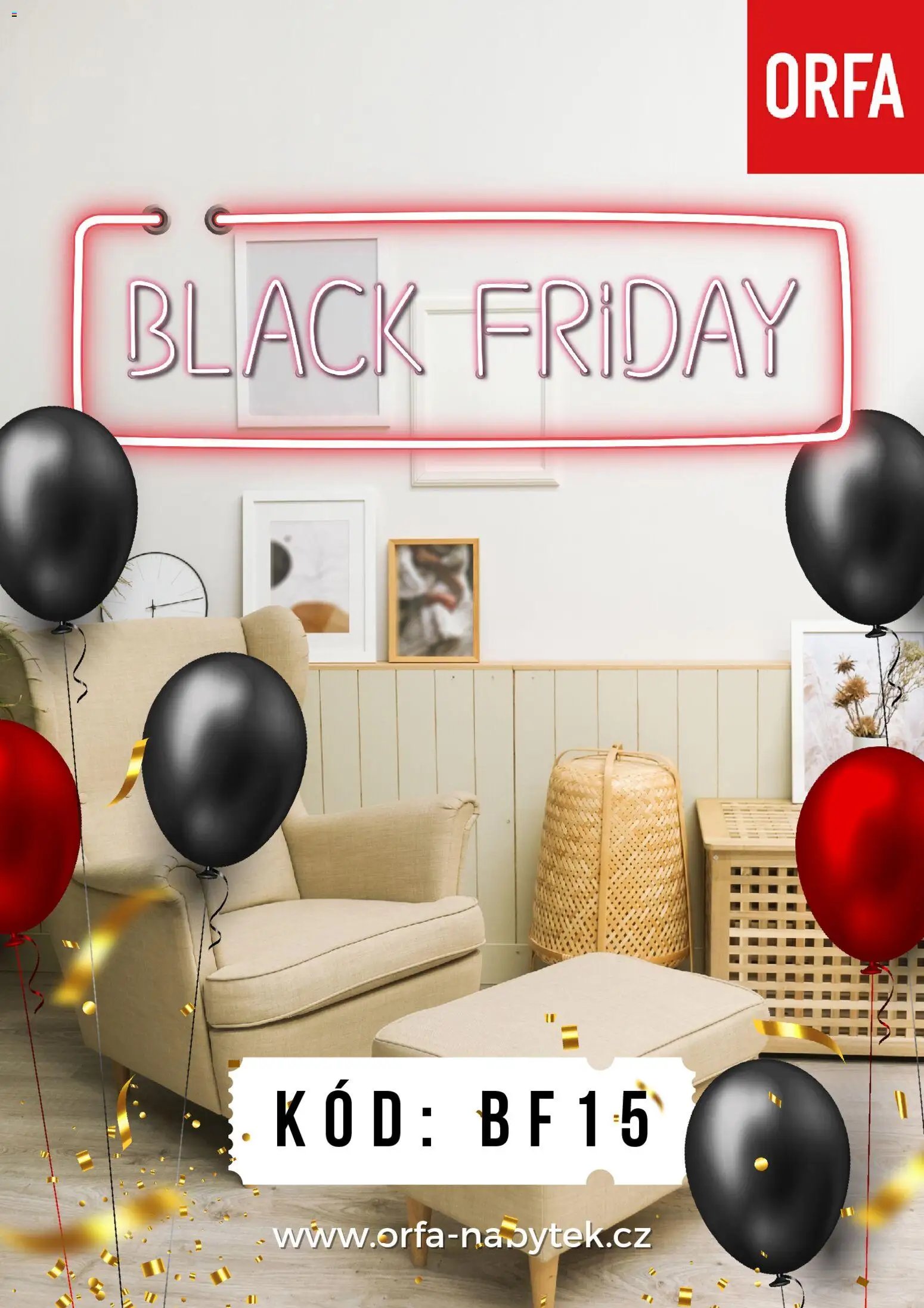 ORFA nábytek Black Friday (2025-11-24 - 2025-12-01)