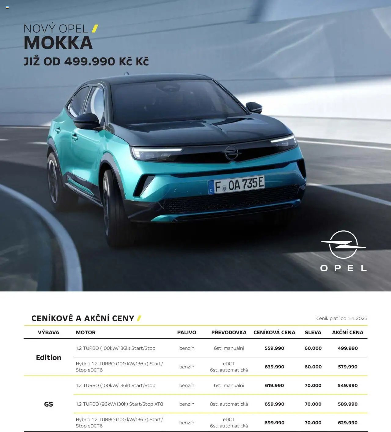 Opel katalog - Nová Mokka (2025-03-01 - 2026-02-28)