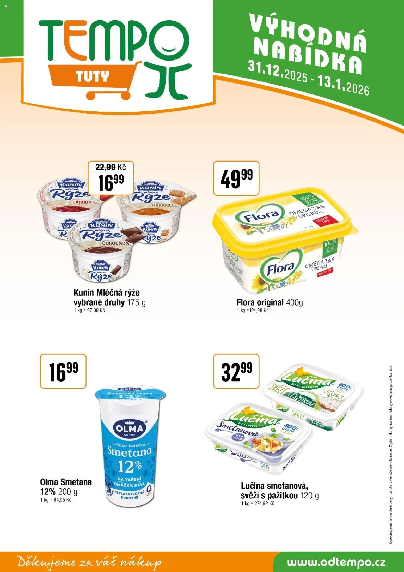 Tempo leták - Tuty (2025-12-31 - 2026-01-13)