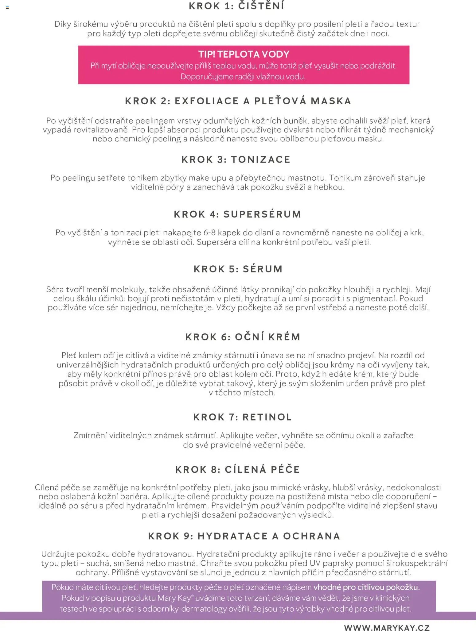 Mary Kay katalog - Průvodce péčí o pleť (2026-04-16 - 2030-04-17)