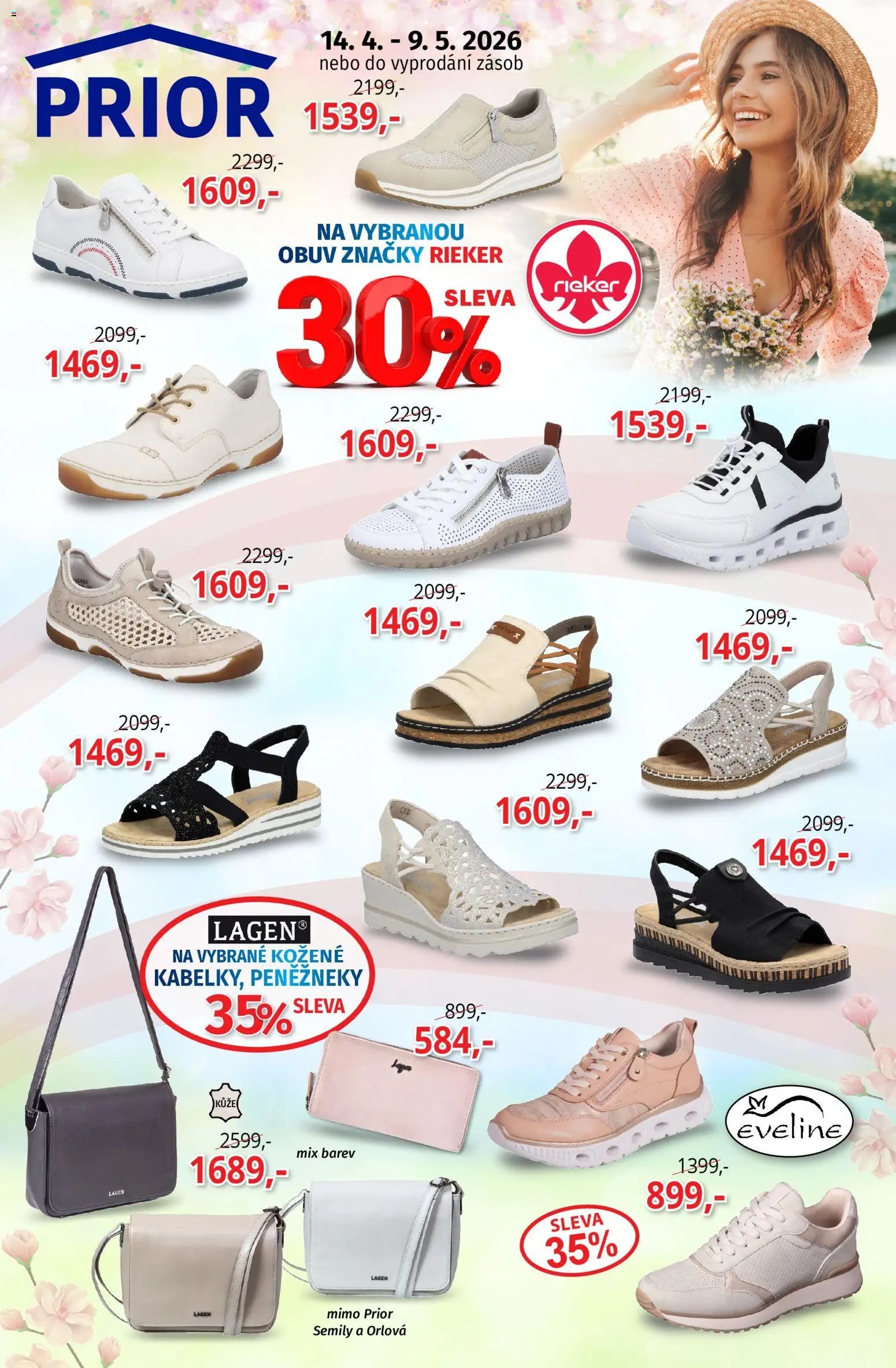 Prior - Akční Nabídka Obuvi A Doplňků (2026-04-14 - 2026-05-09)