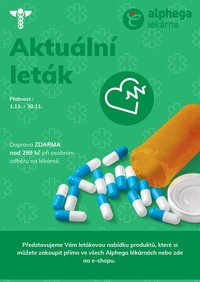 Alphega lékárna nabídka (2025-11-01 - 2025-11-30)