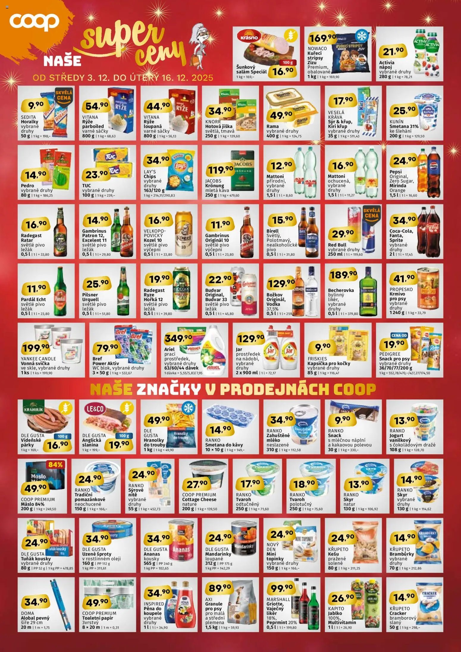 Coop leták - Jihočeský region (2025-12-03 - 2025-12-16)