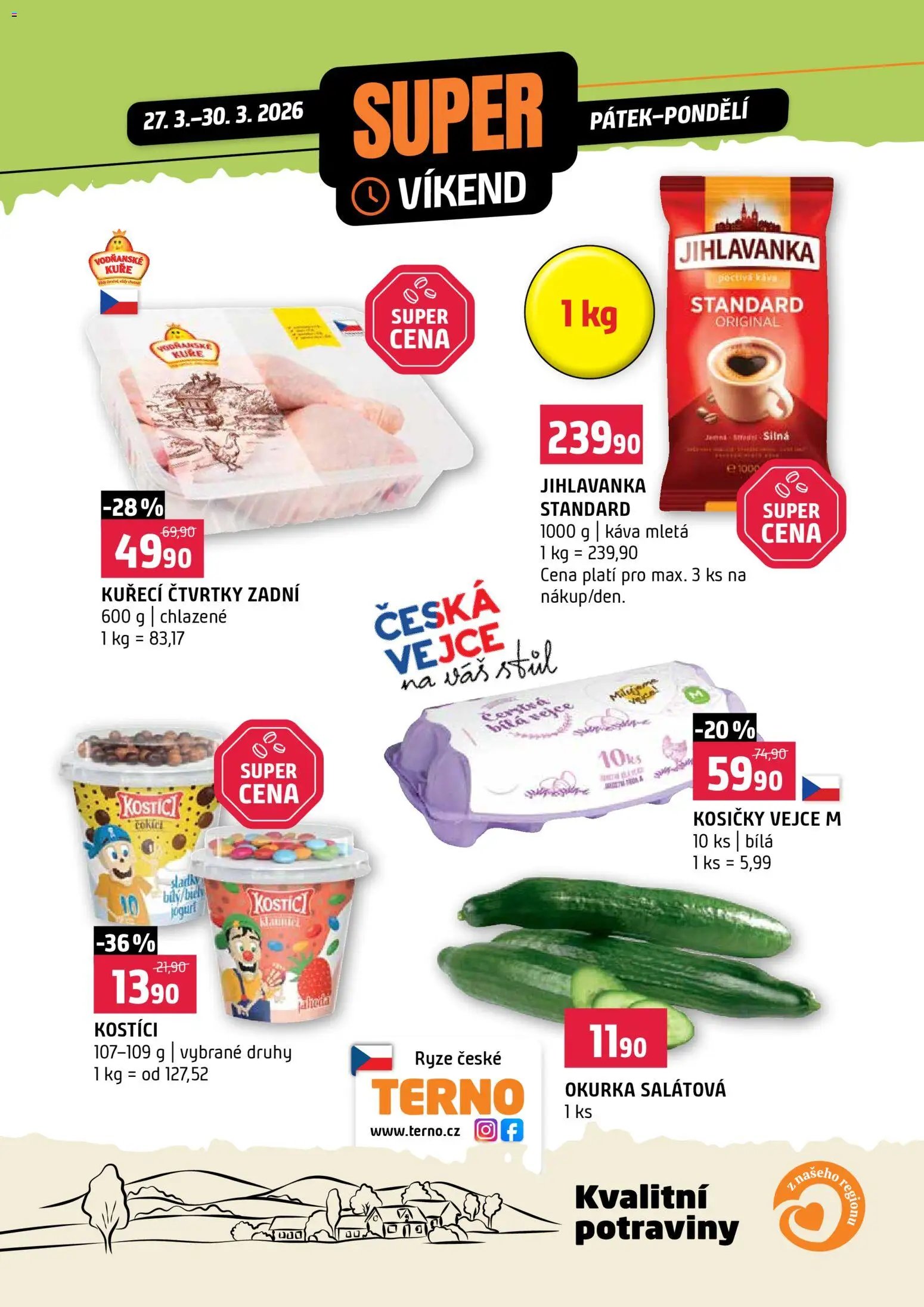 Terno leták - Super víkend (2026-03-27 - 2026-03-30)