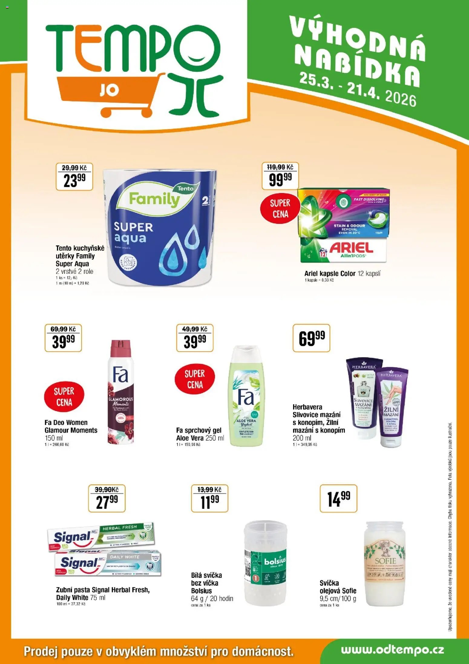 Tempo leták - JO (2026-03-25 - 2026-04-21)