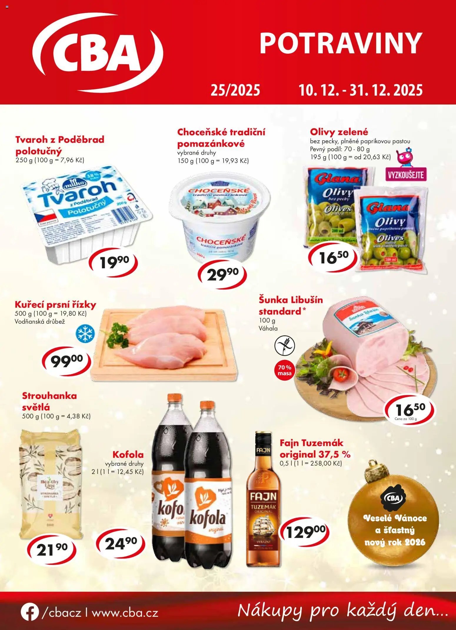 CBA leták (2025-12-10 - 2025-12-31)