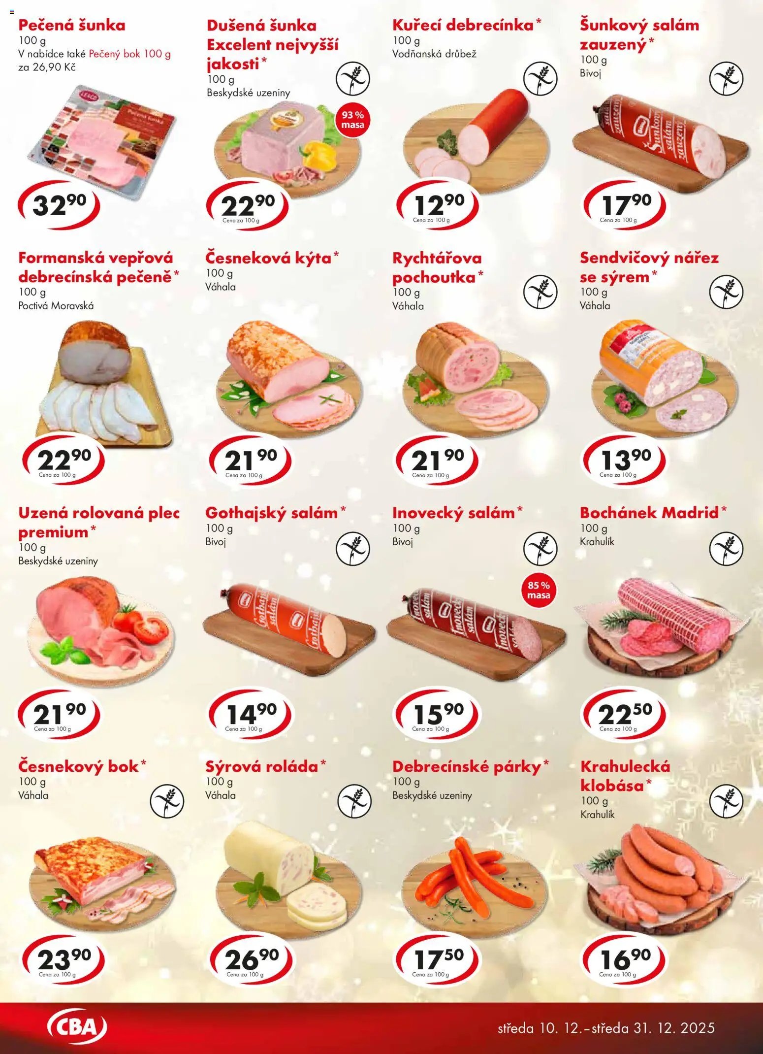CBA leták (2025-12-10 - 2025-12-31)