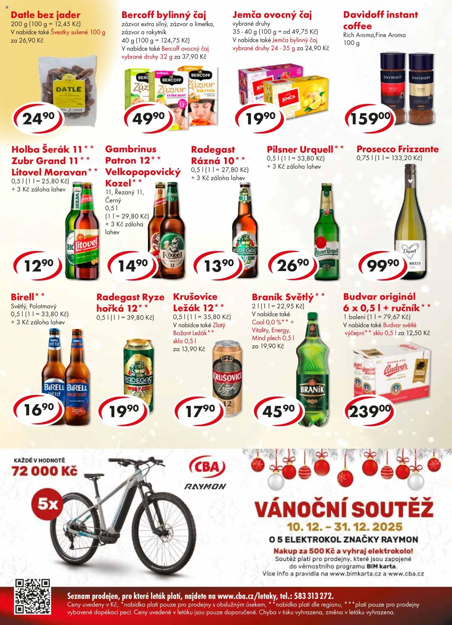 CBA leták (2025-12-10 - 2025-12-31)