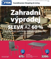 JYSK leták - Zahradní výprodej