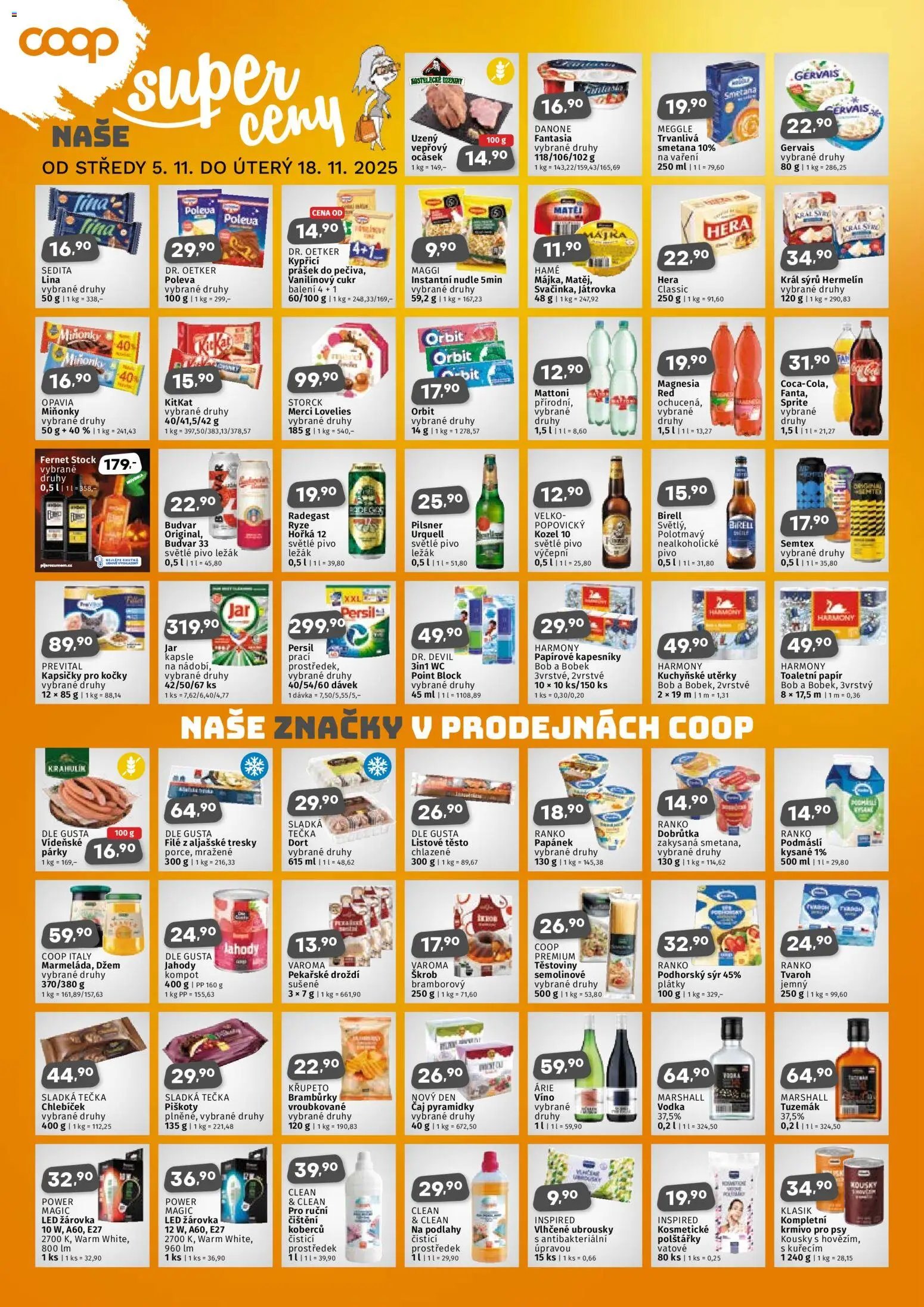 Coop leták - Jihočeský region (2025-11-05 - 2025-11-18)