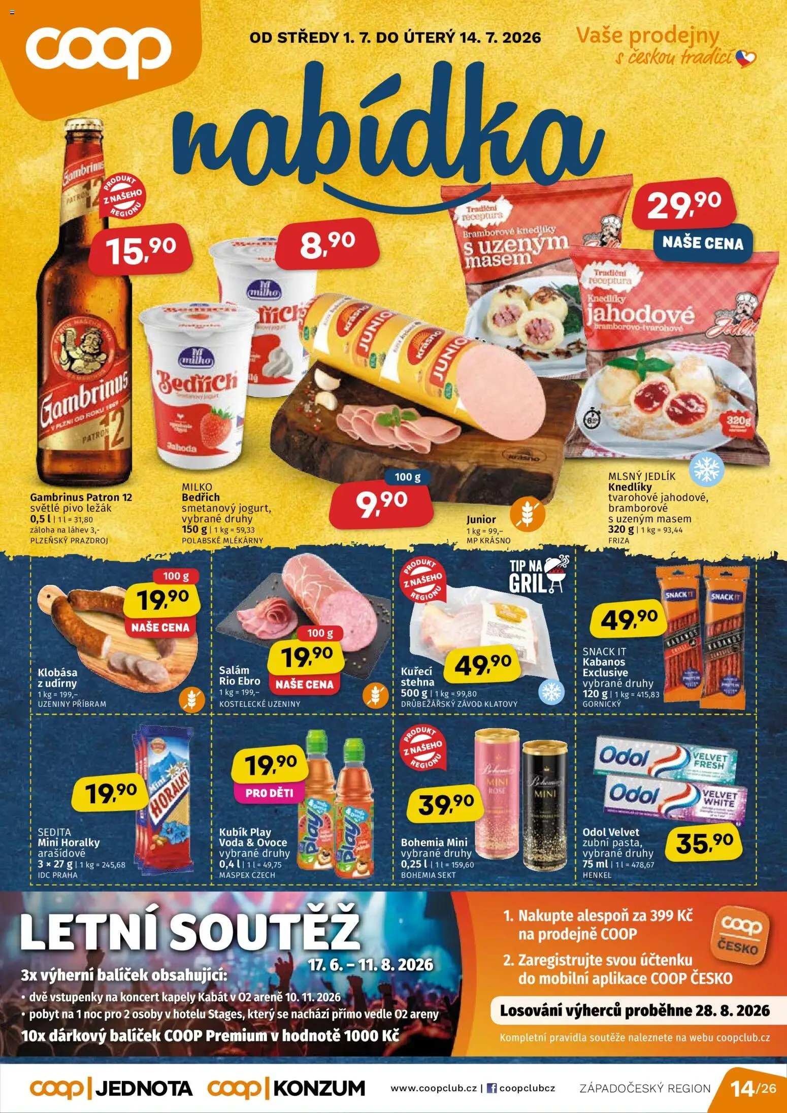 Coop leták - Západočeský region