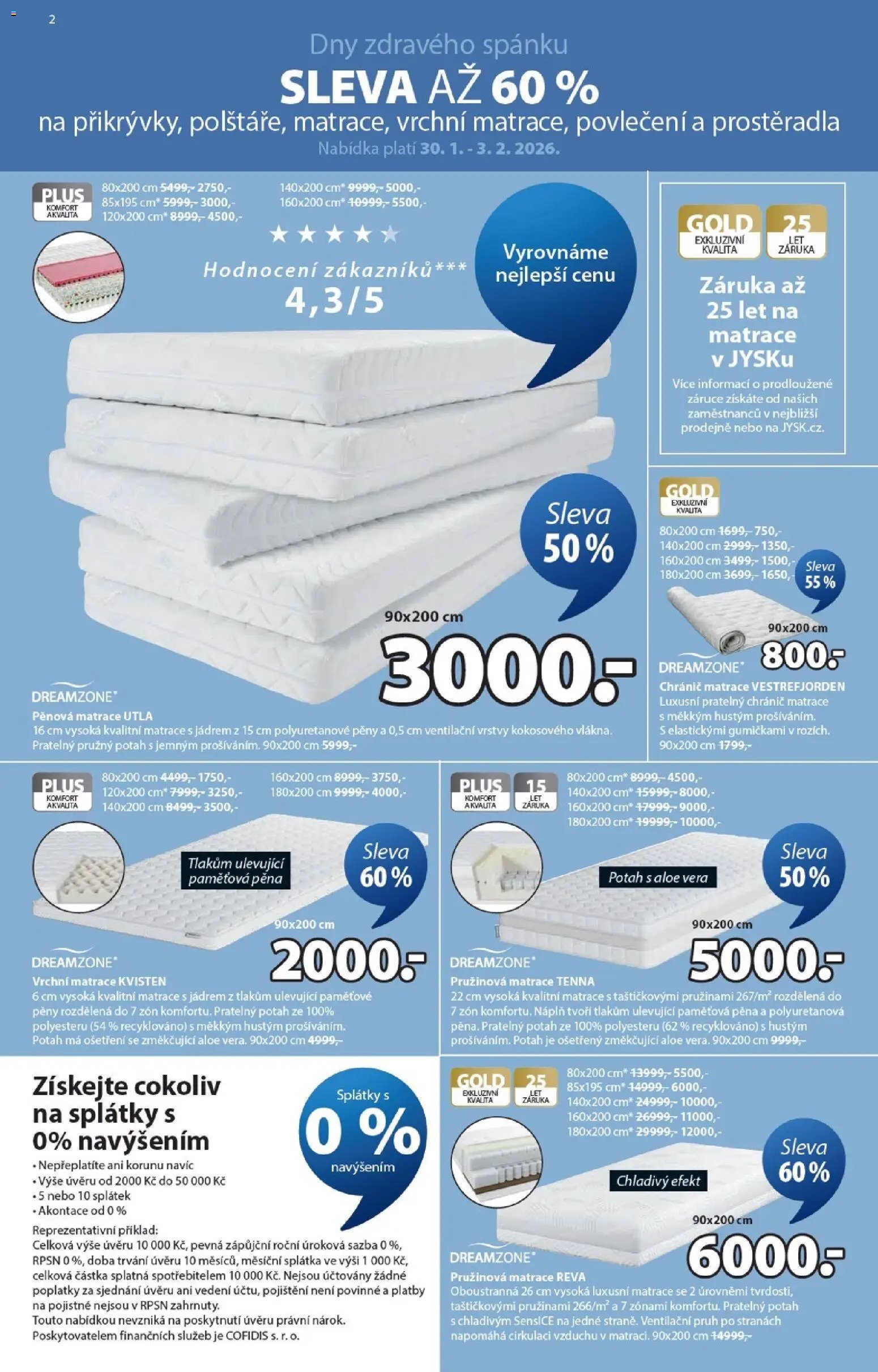JYSK leták - Sleva (2026-01-26 - 2026-02-03)