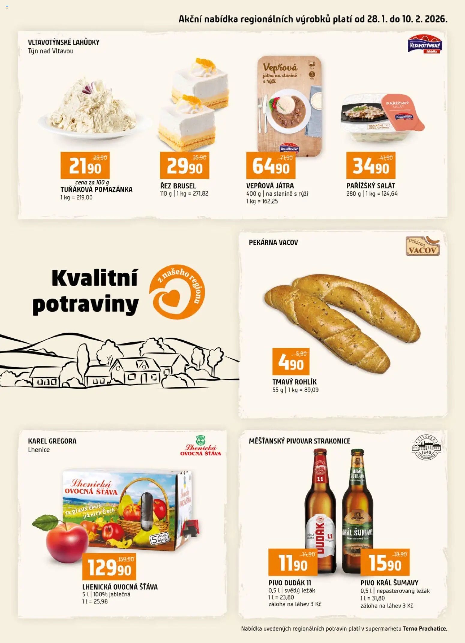 Terno leták - Prachatice (2026-01-28 - 2026-02-10)