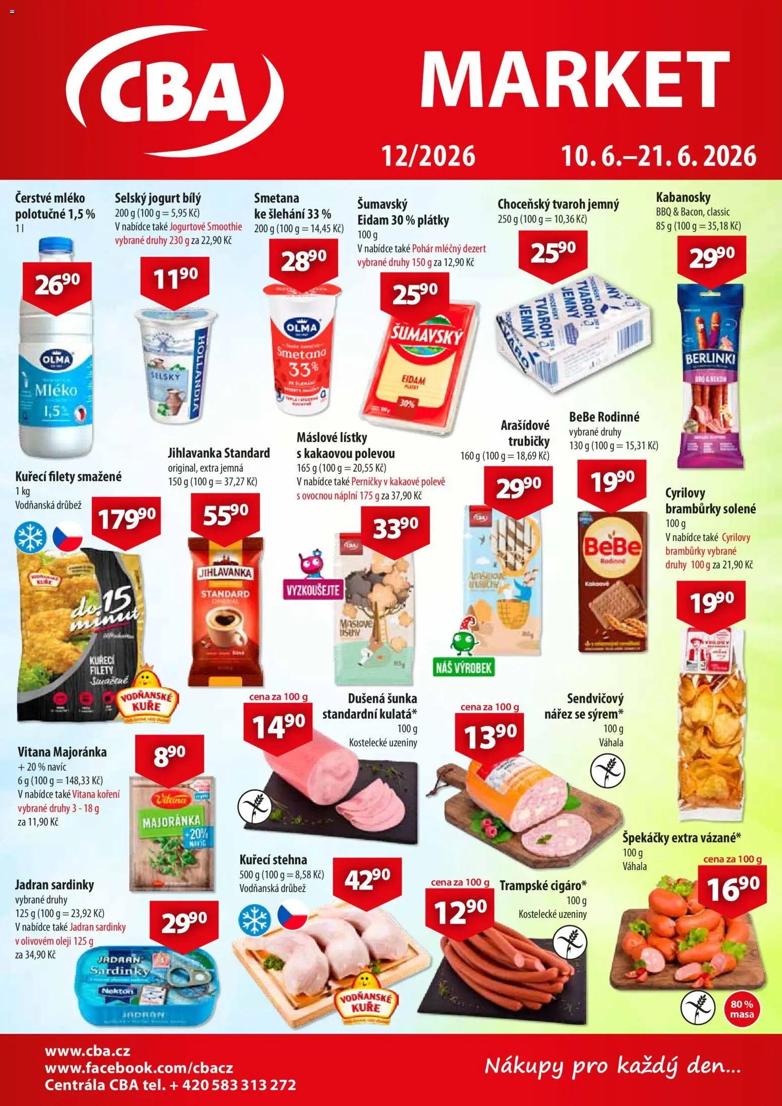 CBA leták - Market
