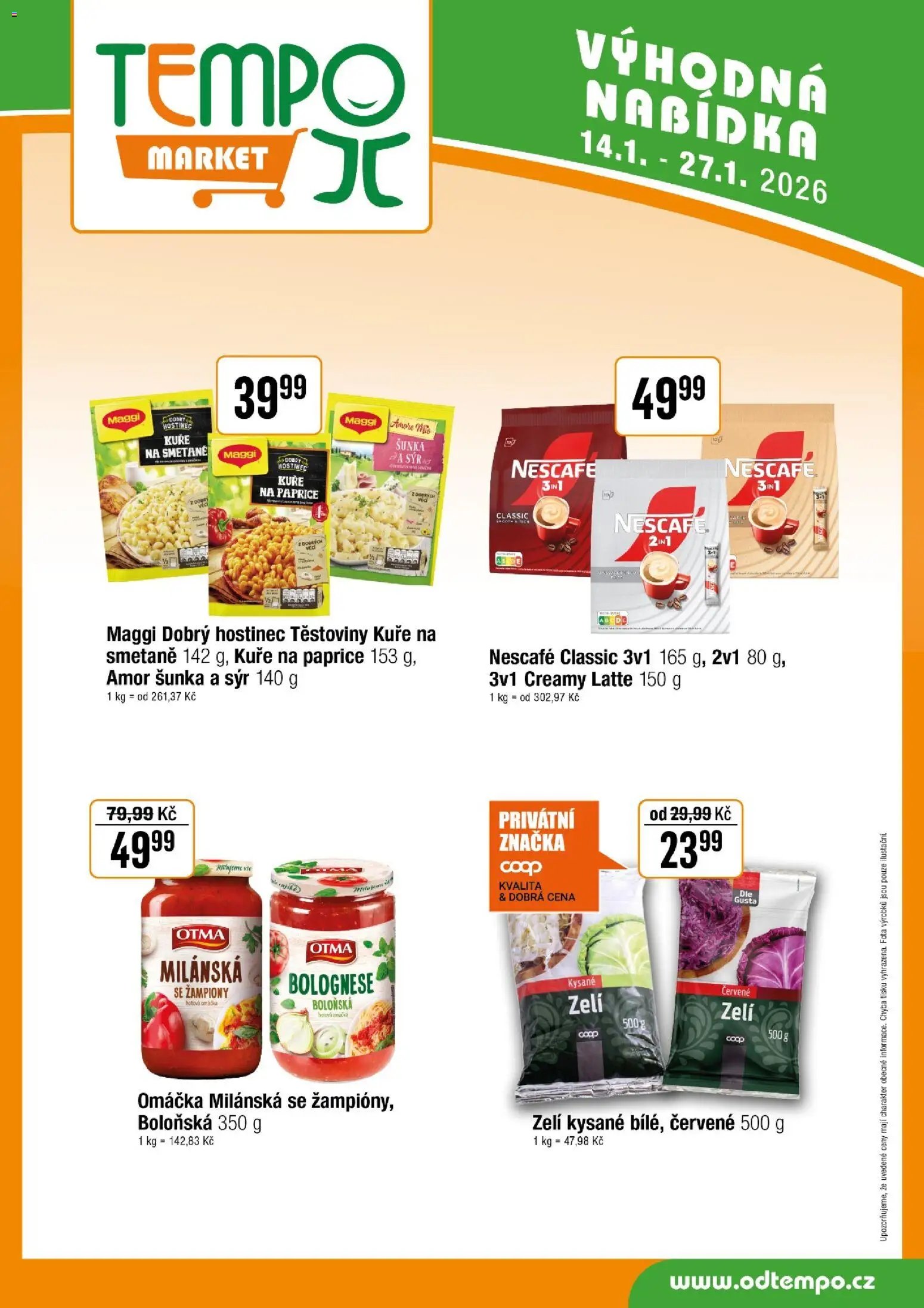Tempo leták (2026-01-14 - 2026-01-27)