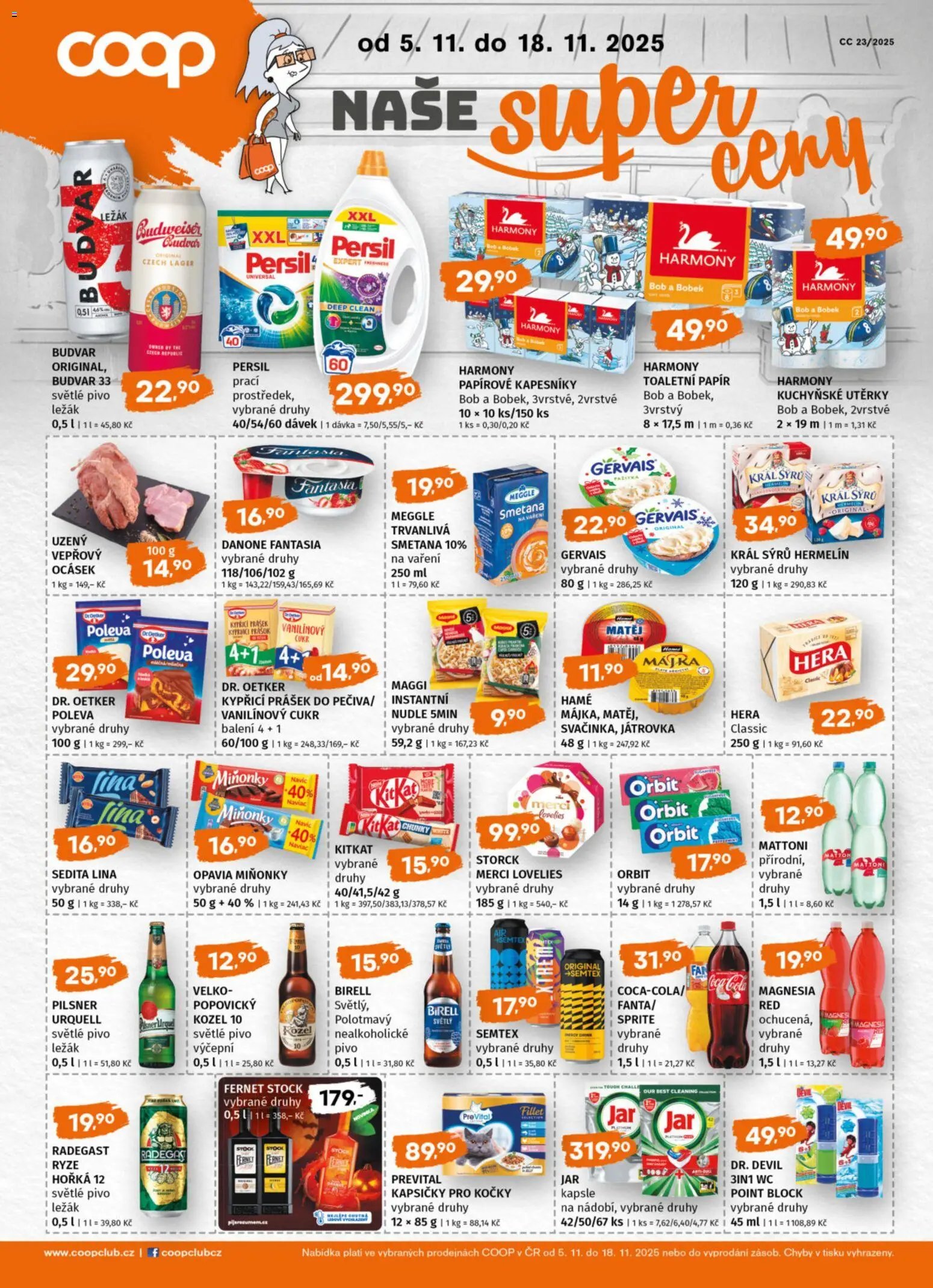 Terno leták - Blatná, Český Krumlov, Prachatice, Strakonice, Tábor, Zlín (2025-11-12 - 2025-11-18)