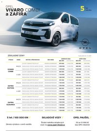 Opel katalog - Zafira (2025-05-15 - 2026-03-31)