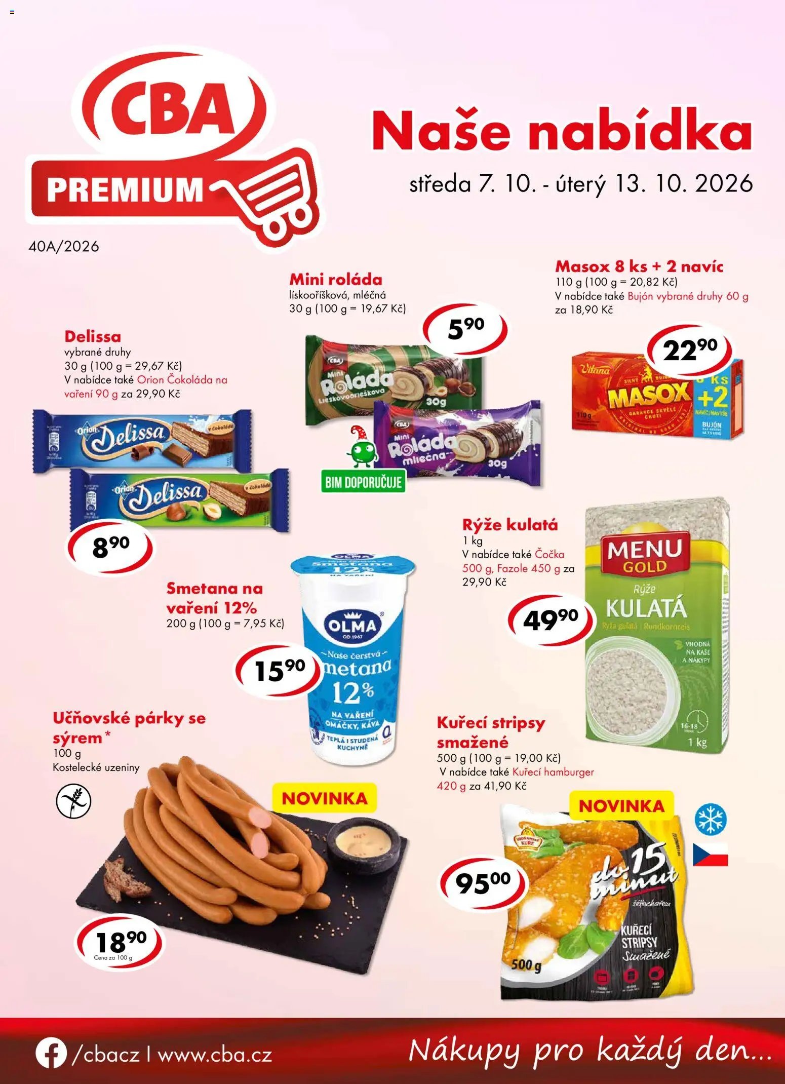 CBA leták - Premium