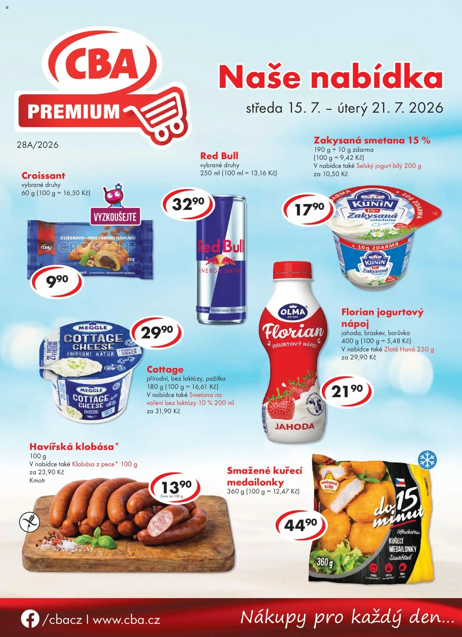 CBA leták - Premium