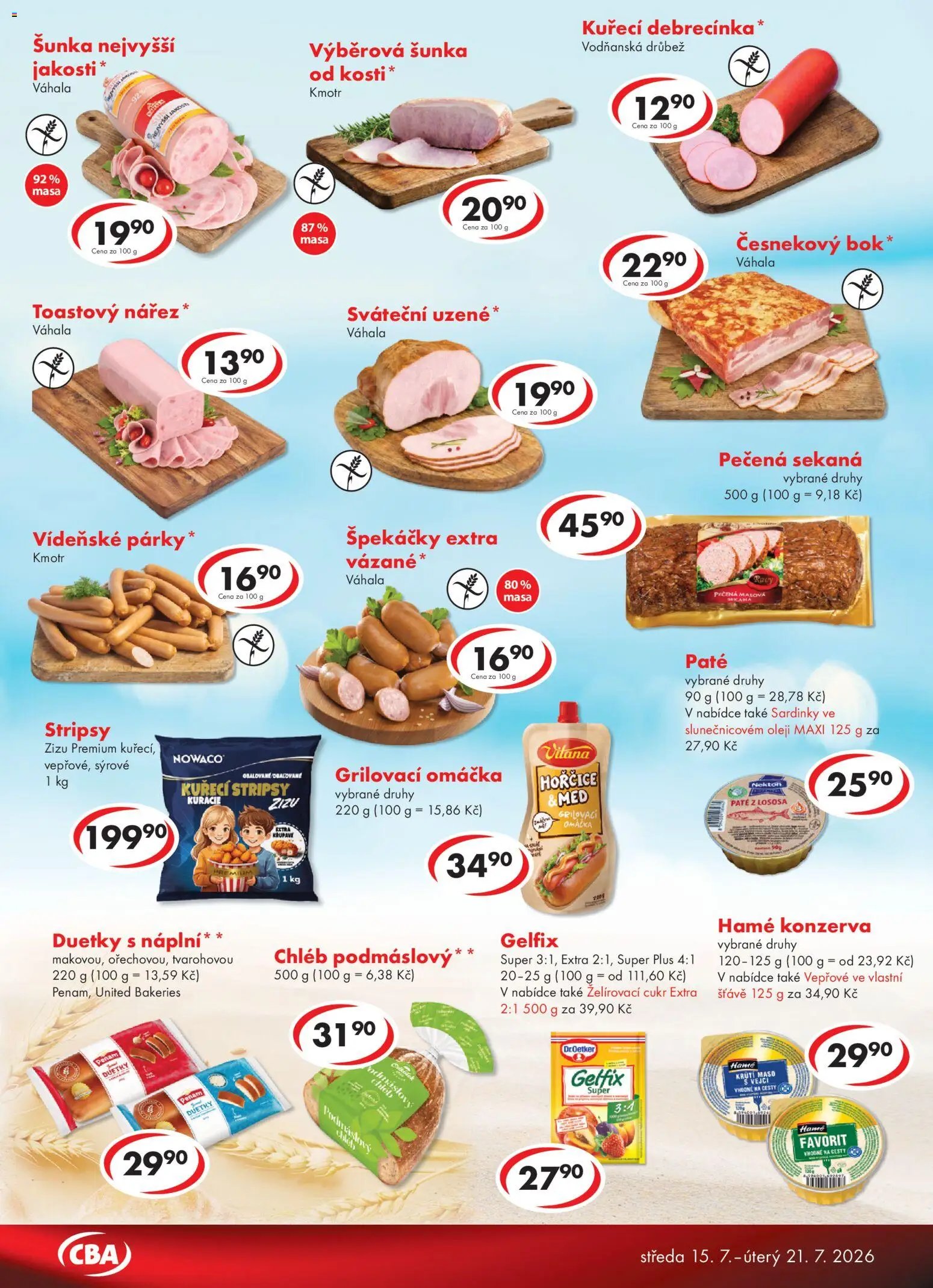CBA leták - Premium
