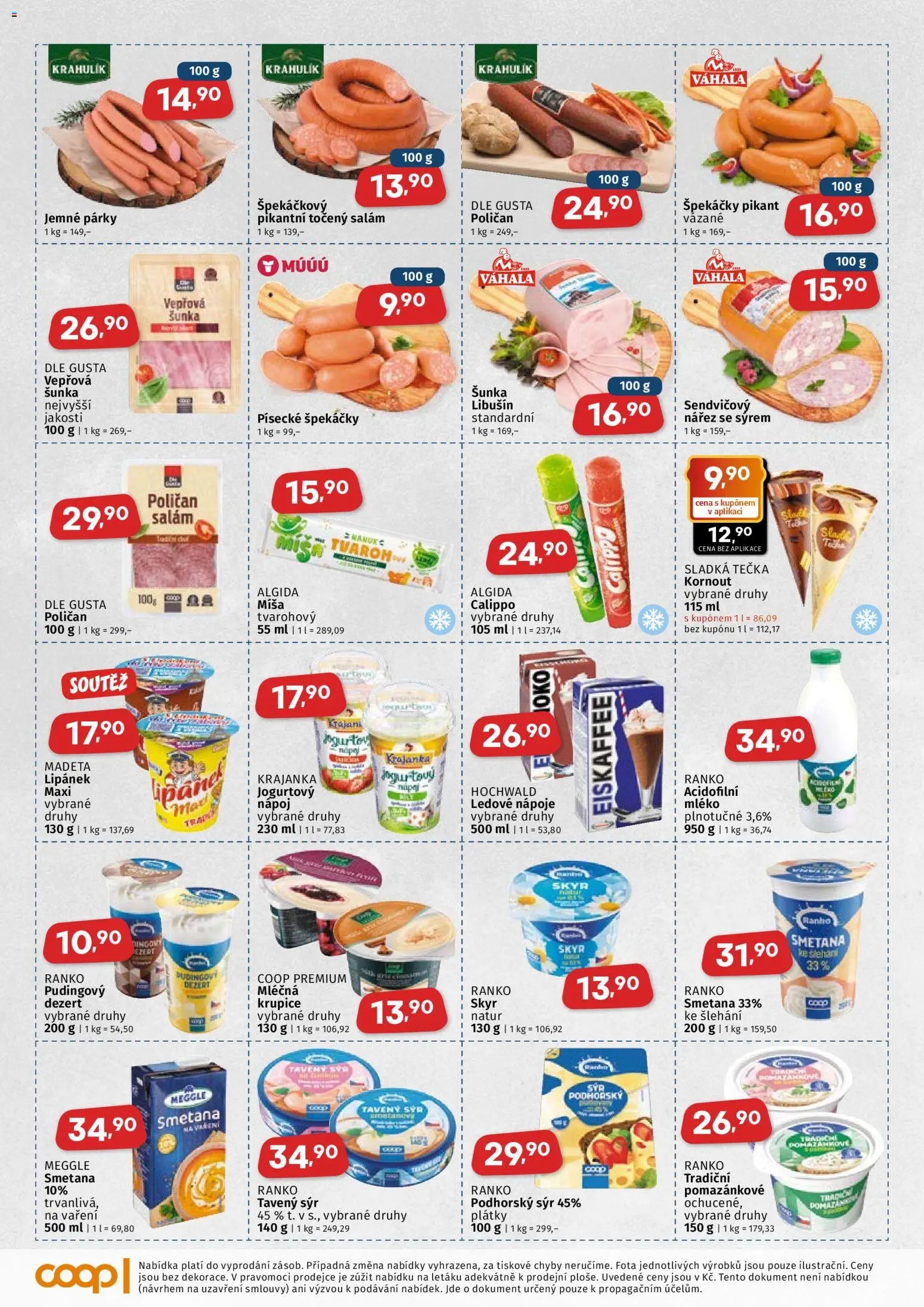 Coop leták - Východočeský region