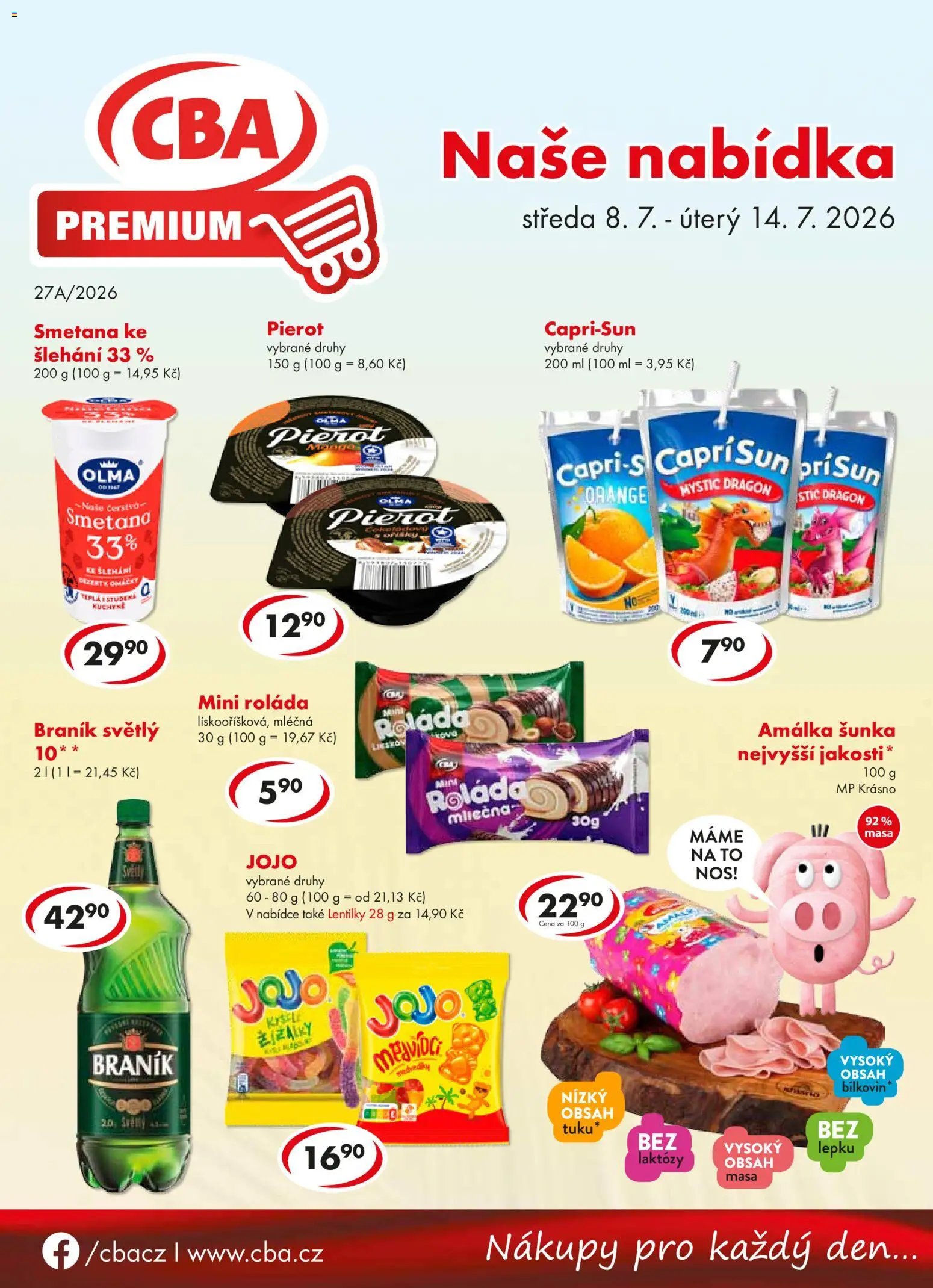 CBA leták - Premium
