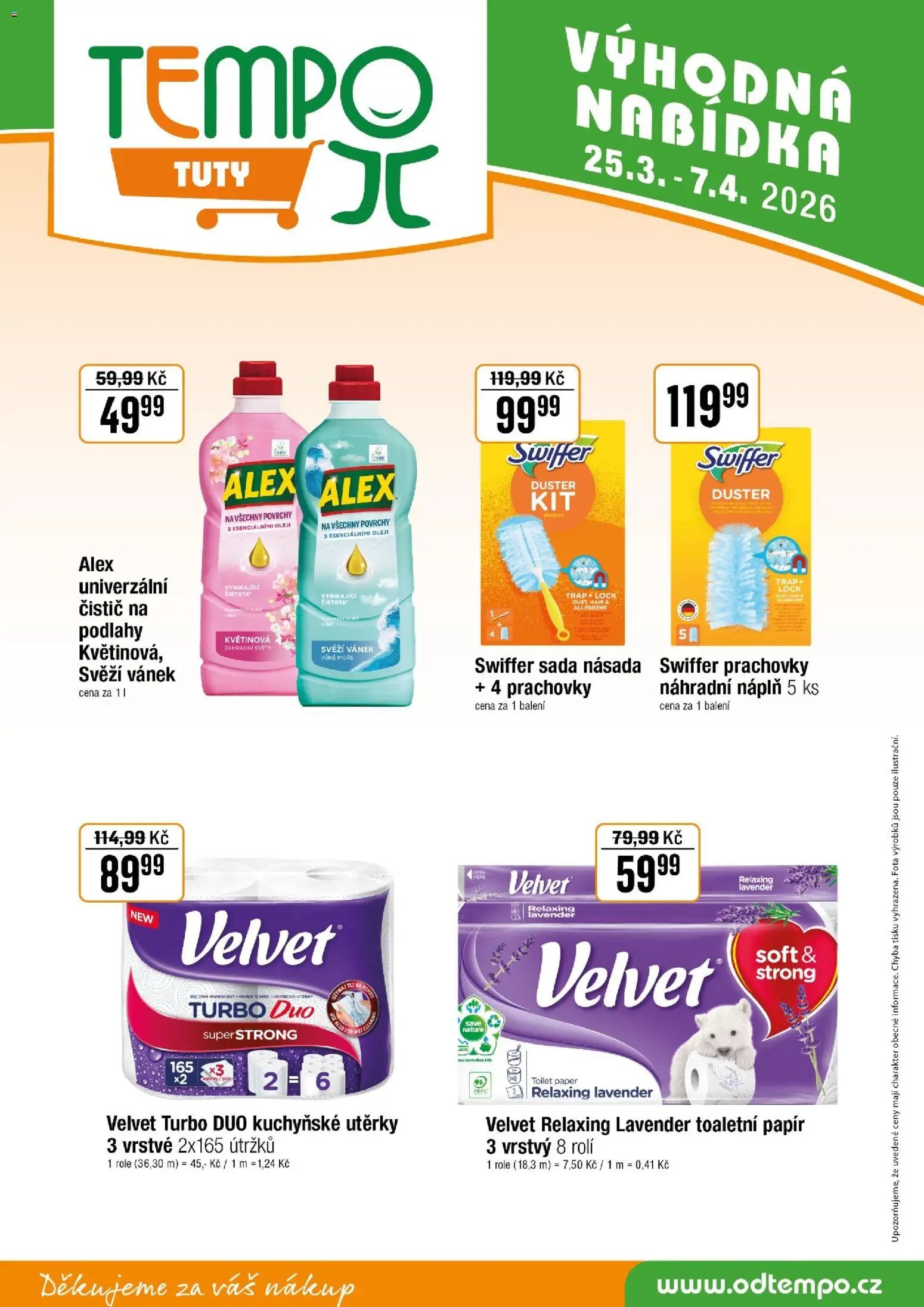 Tempo leták - Tuty (2026-03-25 - 2026-04-07)