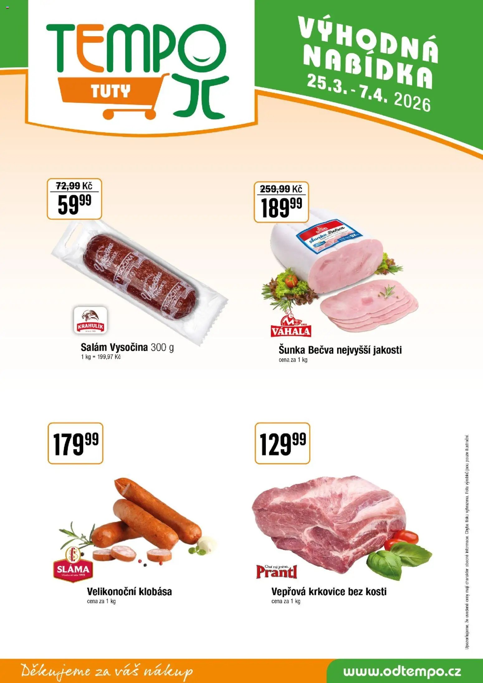 Tempo leták - Tuty (2026-03-25 - 2026-04-07)