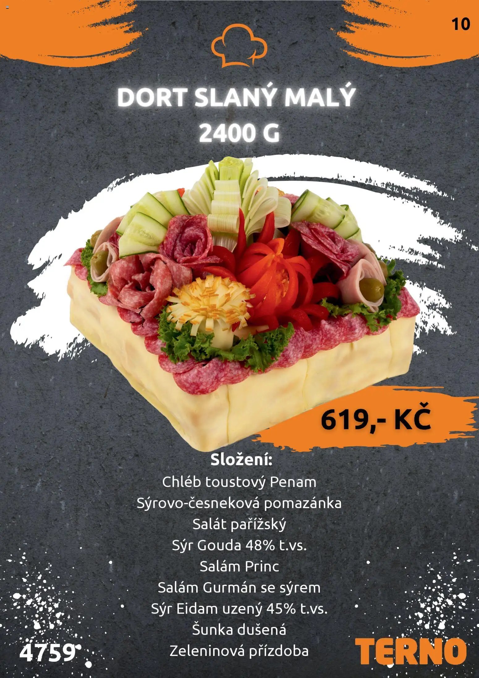 Terno leták - Grill Zlín – Studená kuchyně (2026-07-03 - 2026-12-31)