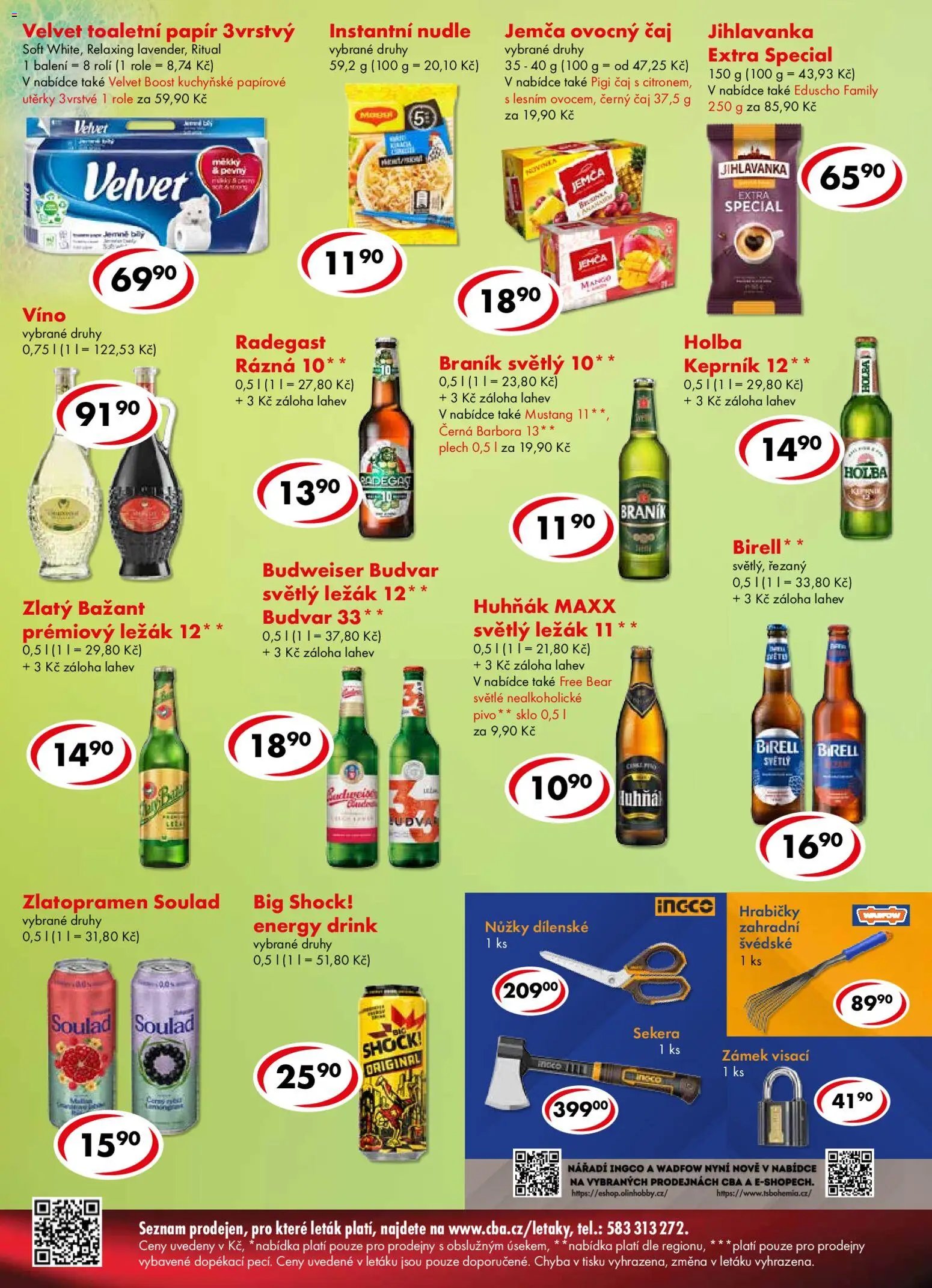 CBA leták - Premium