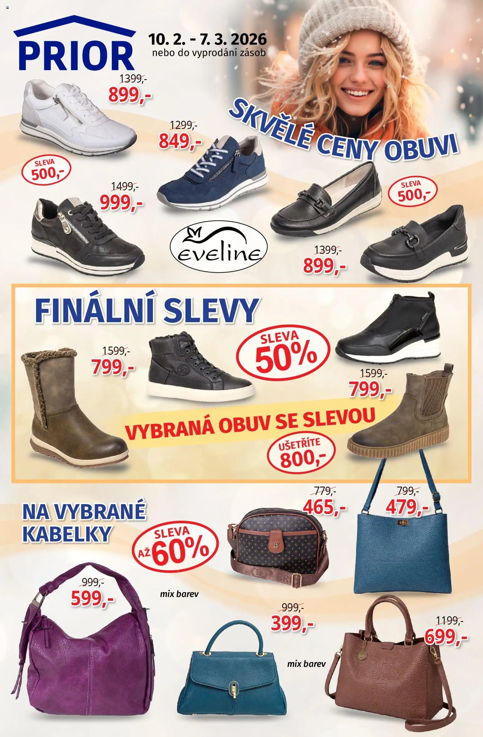 Prior - Akční Nabídka Obuvi  (2026-02-10 - 2026-03-07)