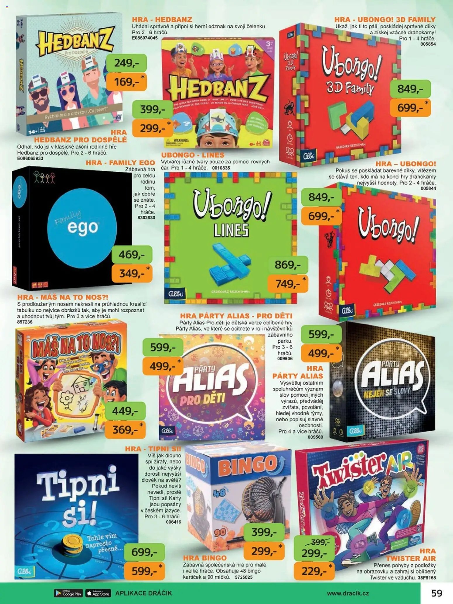 Dráčik katalog - Vánoce