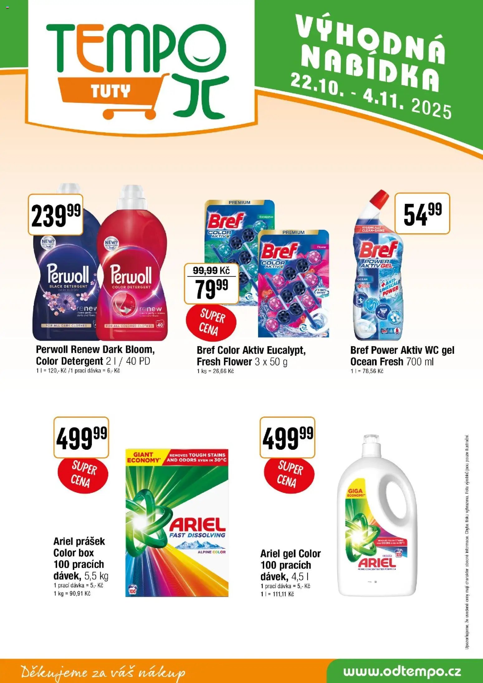 Tempo leták - JO (2025-10-08 - 2025-11-04)