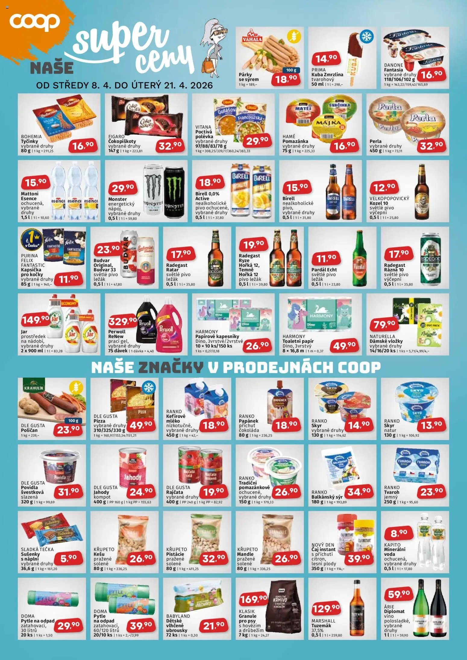 Coop leták - Jihočeský region (2026-04-08 - 2026-04-21)