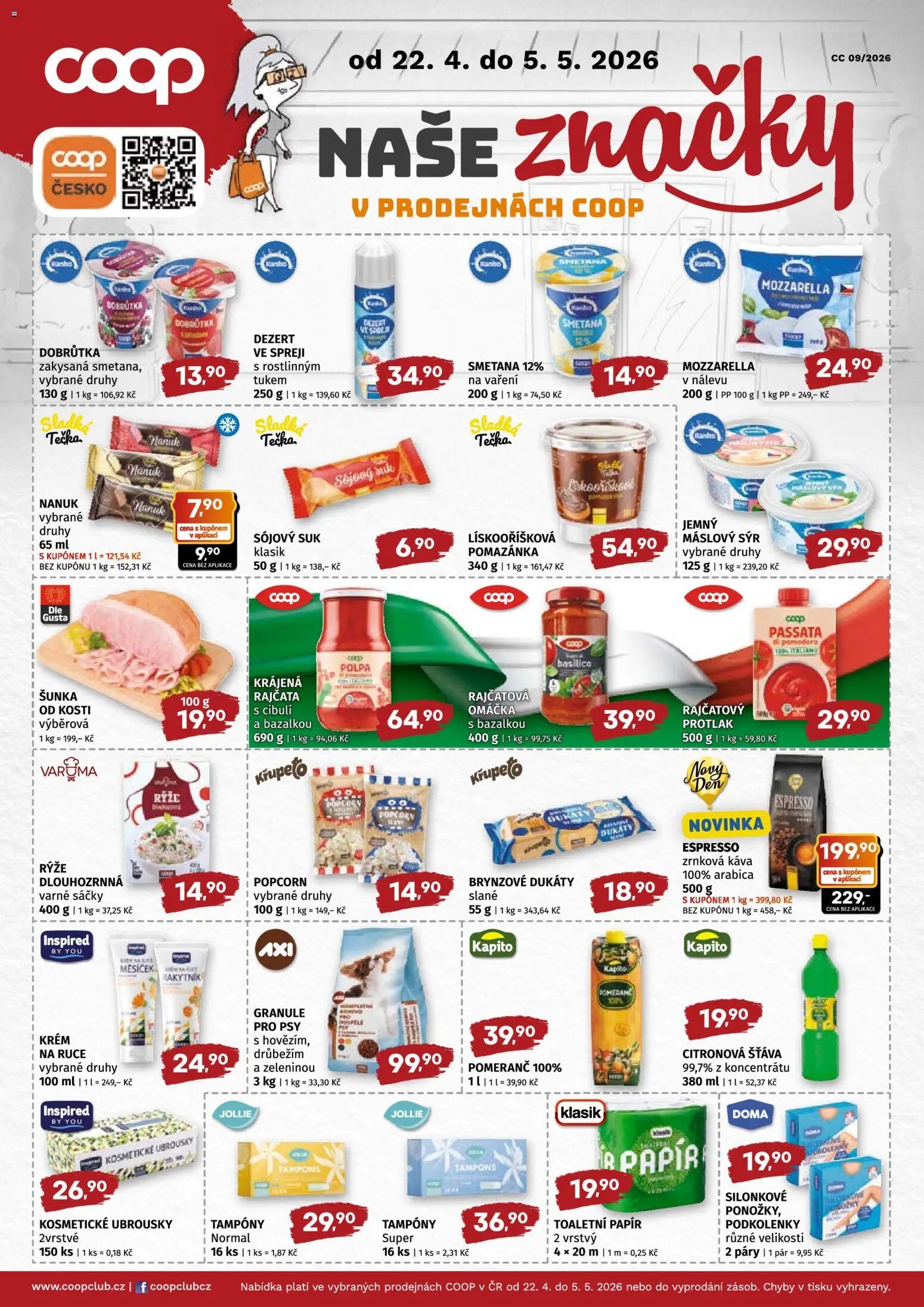 Coop leták - Středočeský region (2026-04-22 - 2026-05-05)