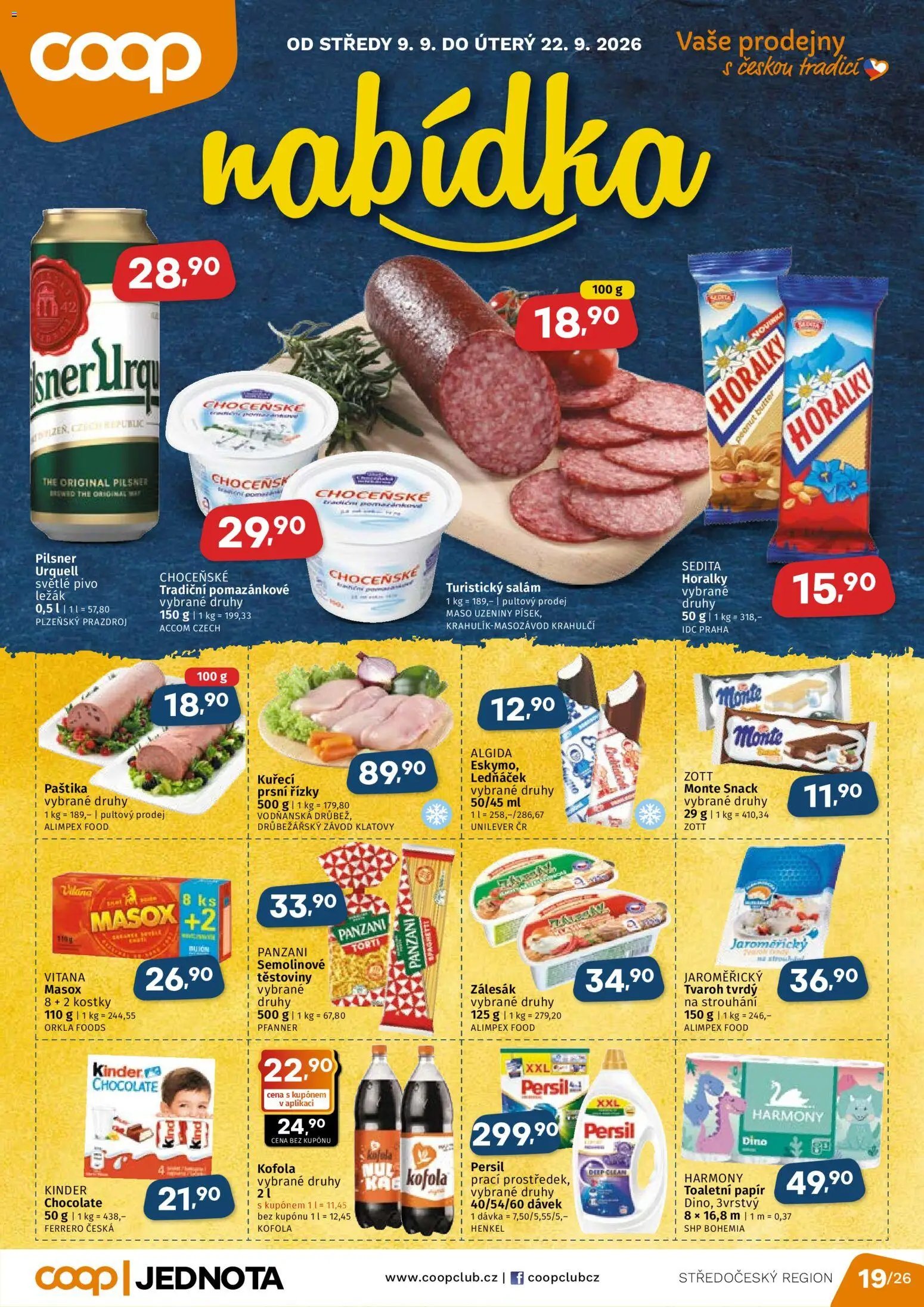 Coop leták - Středočeský region