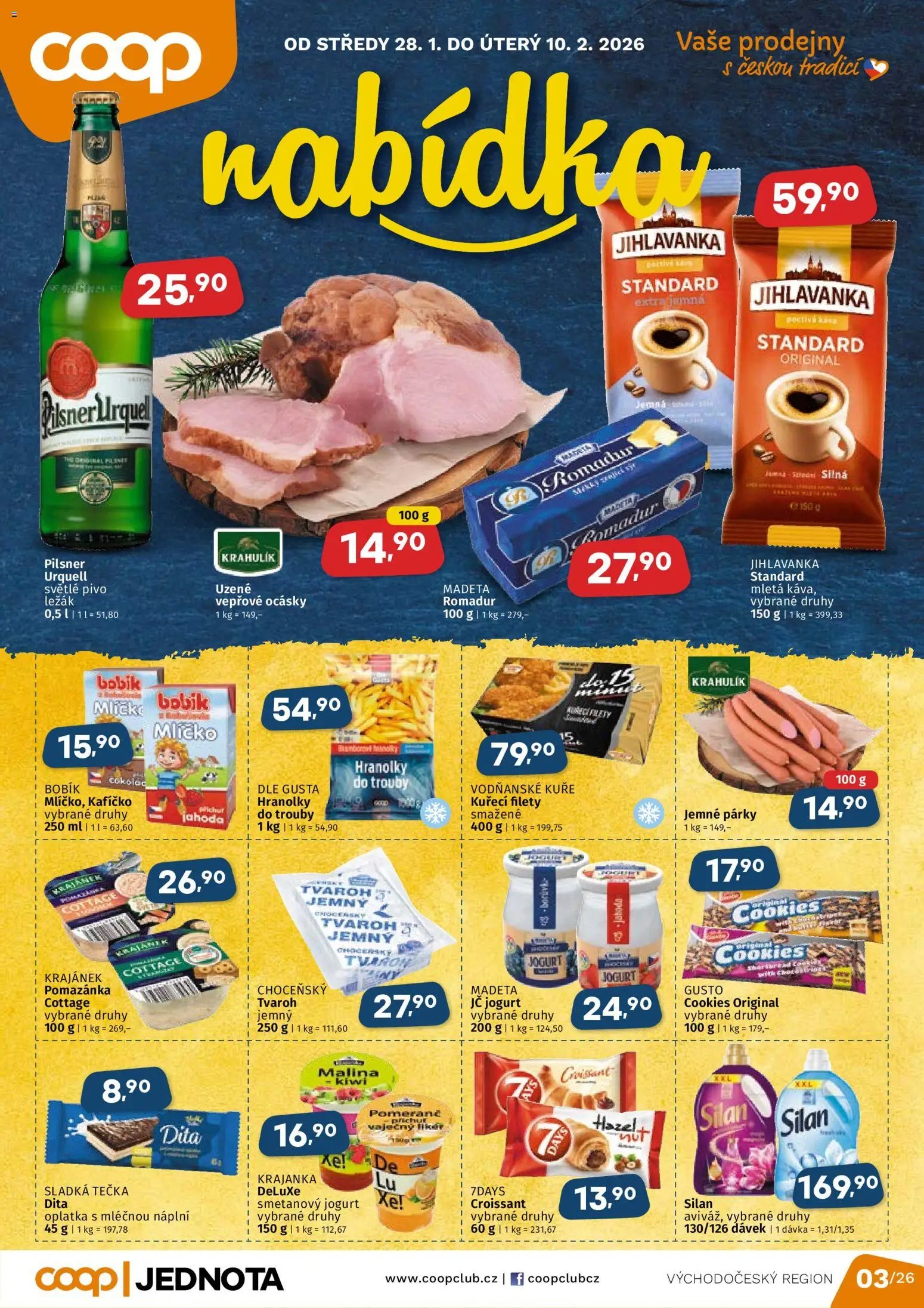 Coop leták - Východočeský region (2026-01-28 - 2026-02-10)