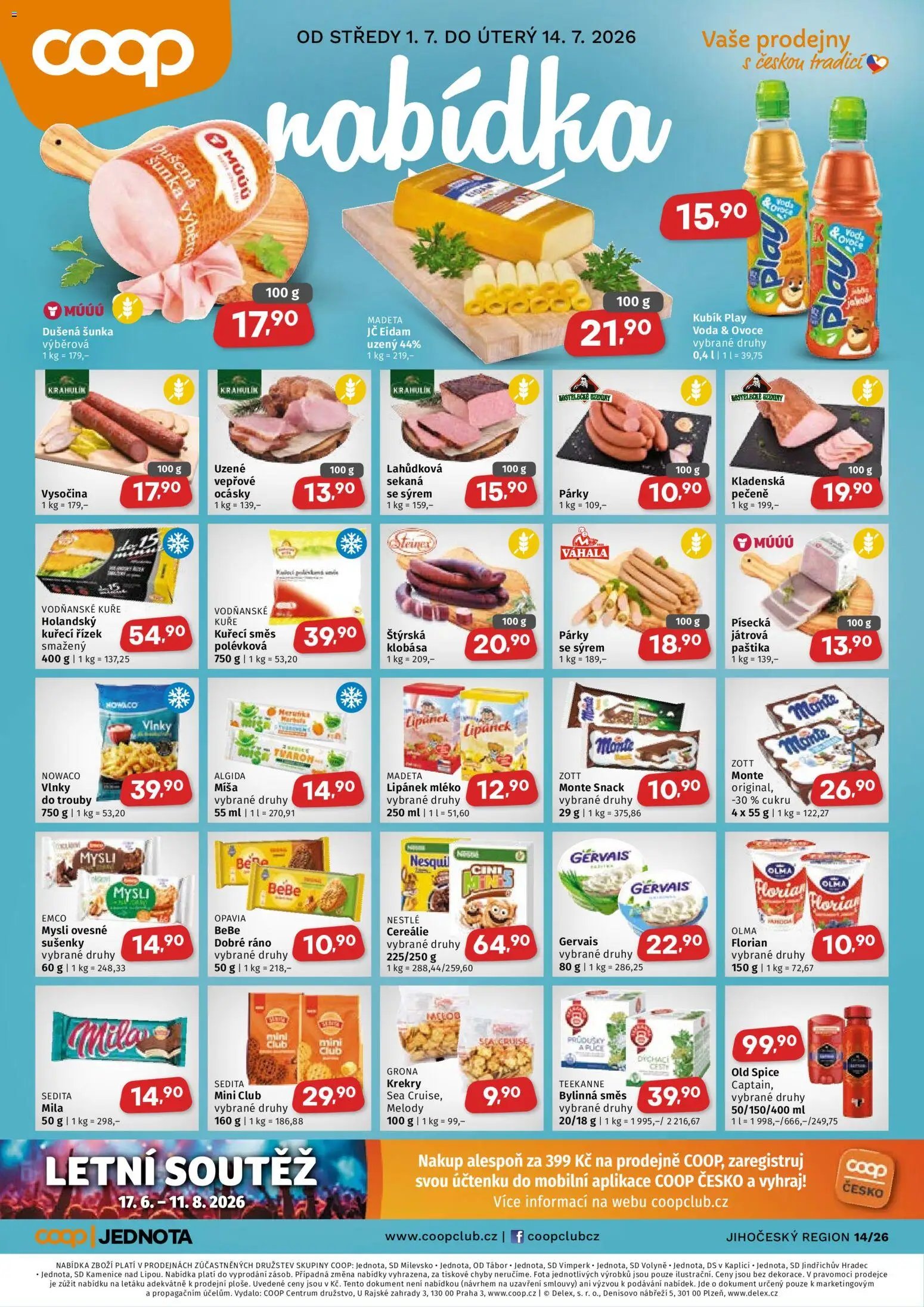 Coop leták - Jihočeský region