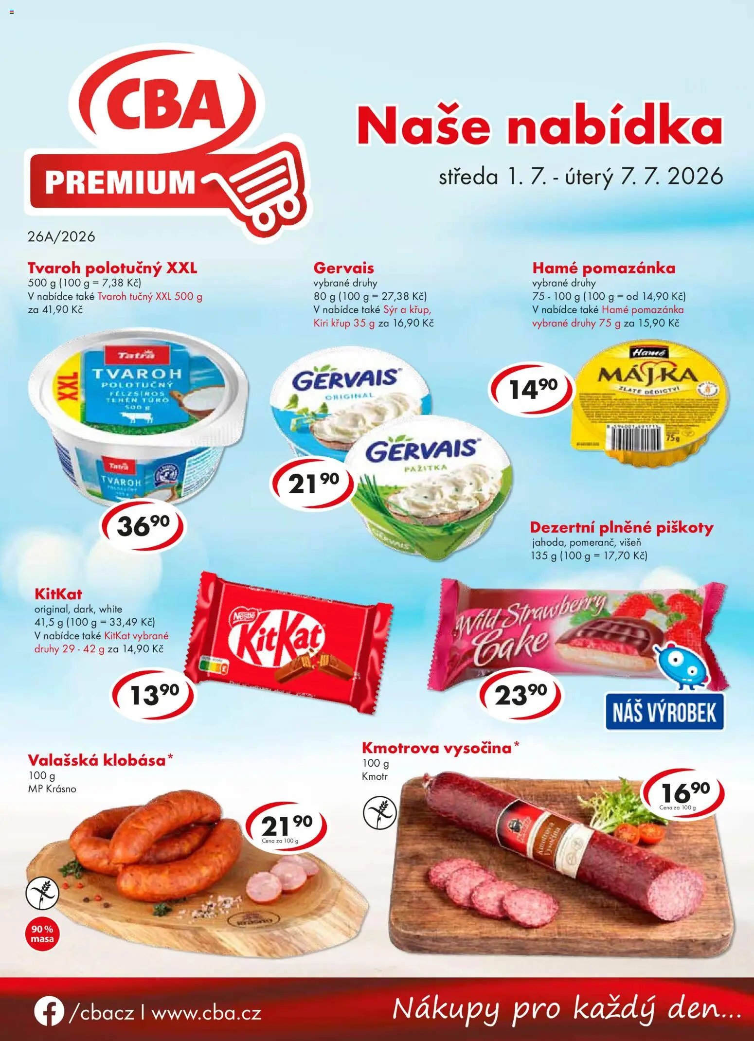 CBA leták - Premium