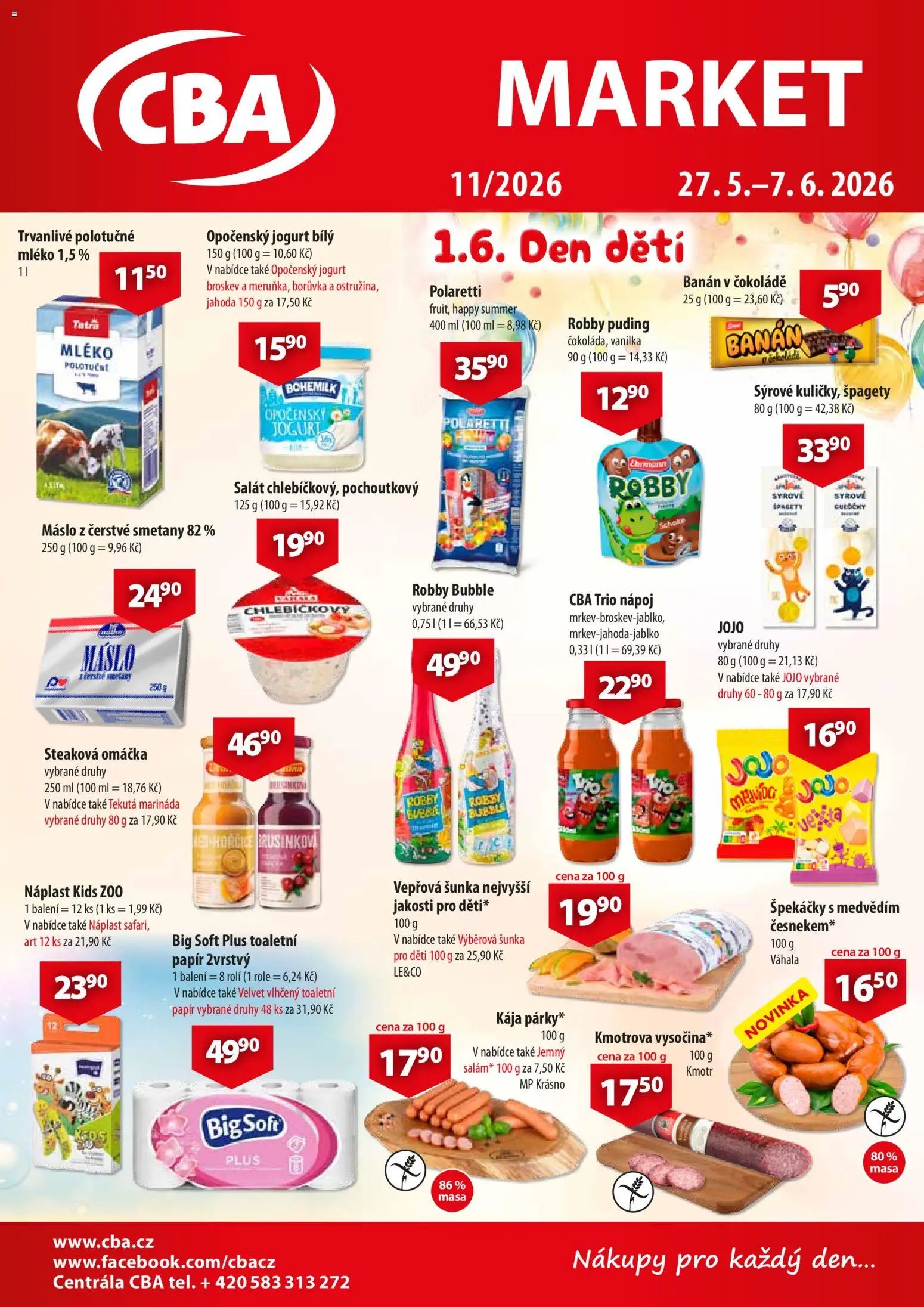 CBA leták - Market (2026-05-27 - 2026-06-07)