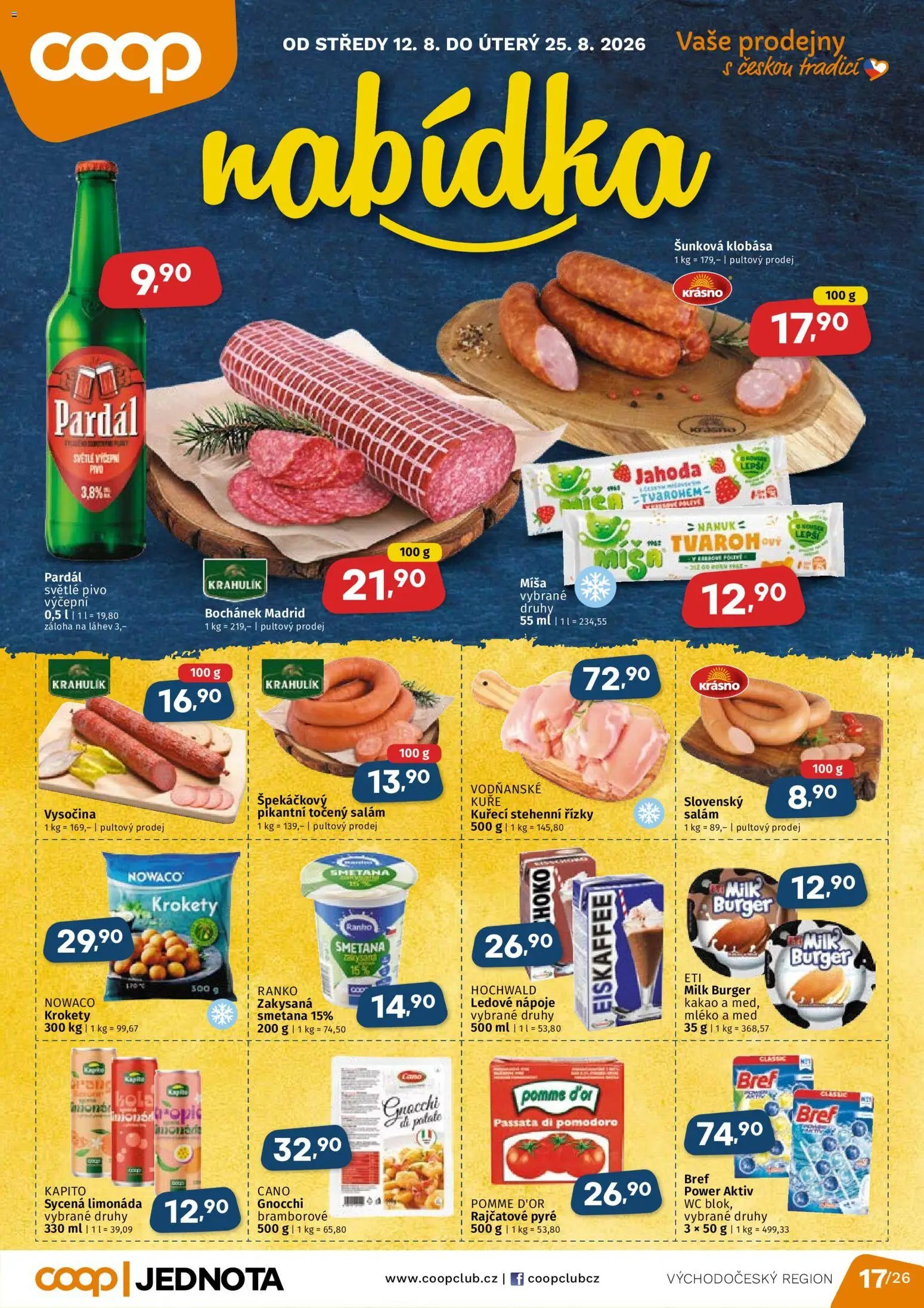 Coop leták - Východočeský region